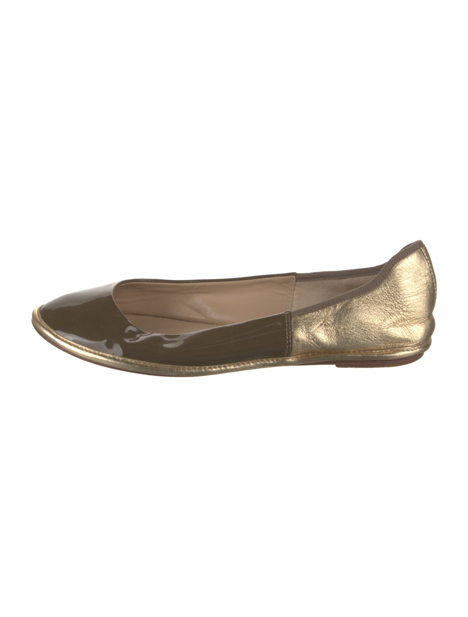 Diane von Furstenberg Patent Leather Ballet Flats