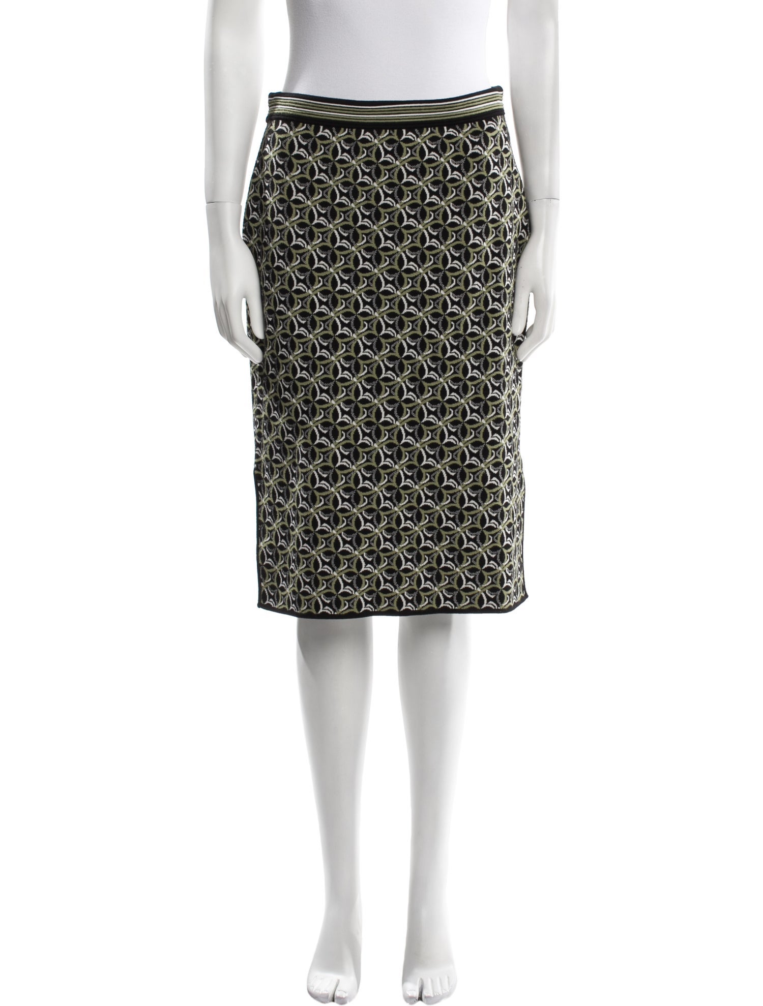 Diane von Furstenberg Printed Knee-Length Skirt