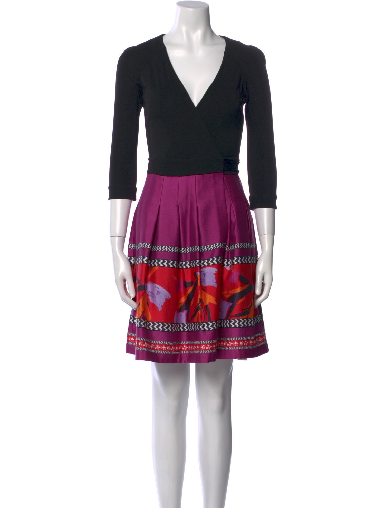 Diane von Furstenberg Printed Mini Dress