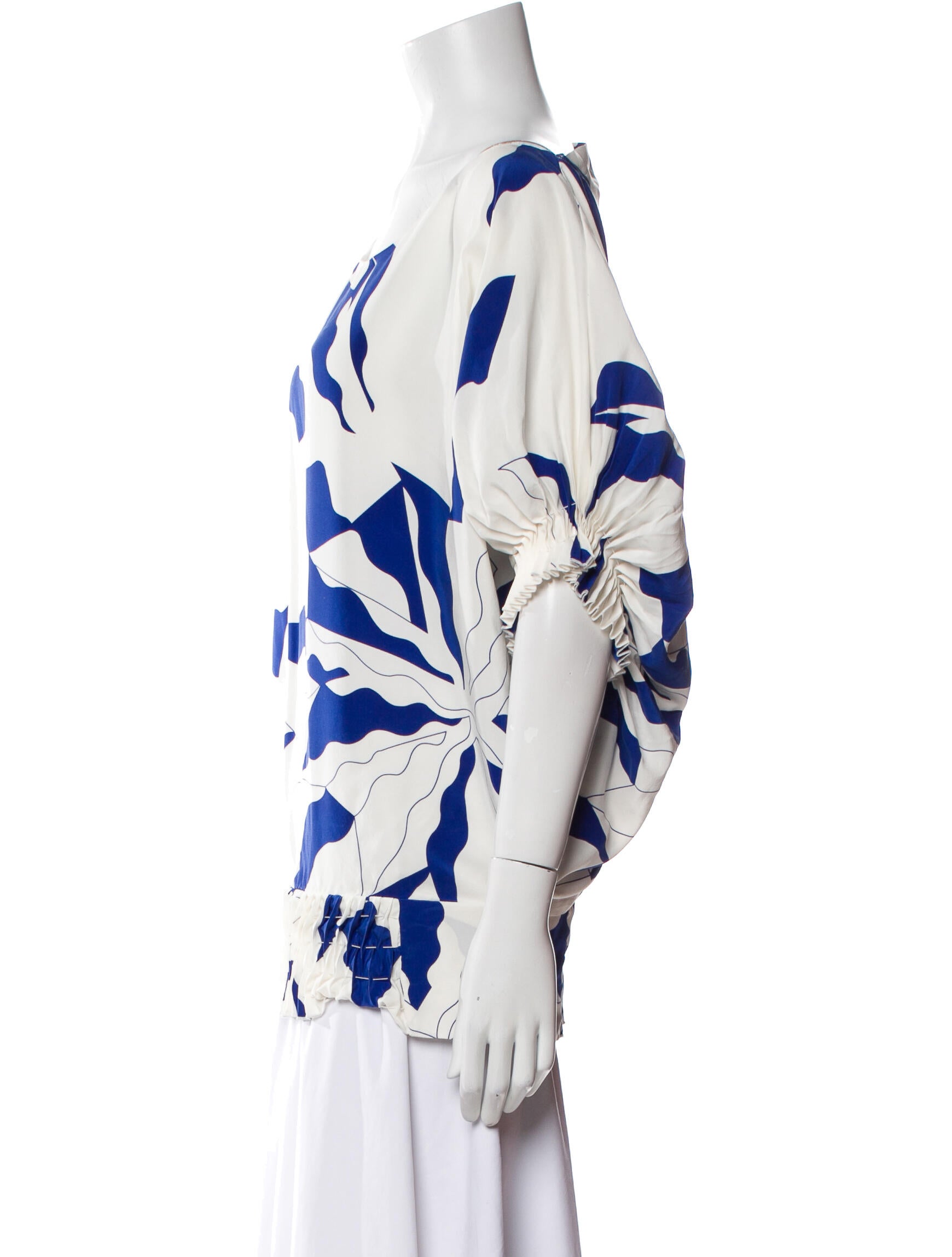 Diane von Furstenberg Silk Printed Blouse