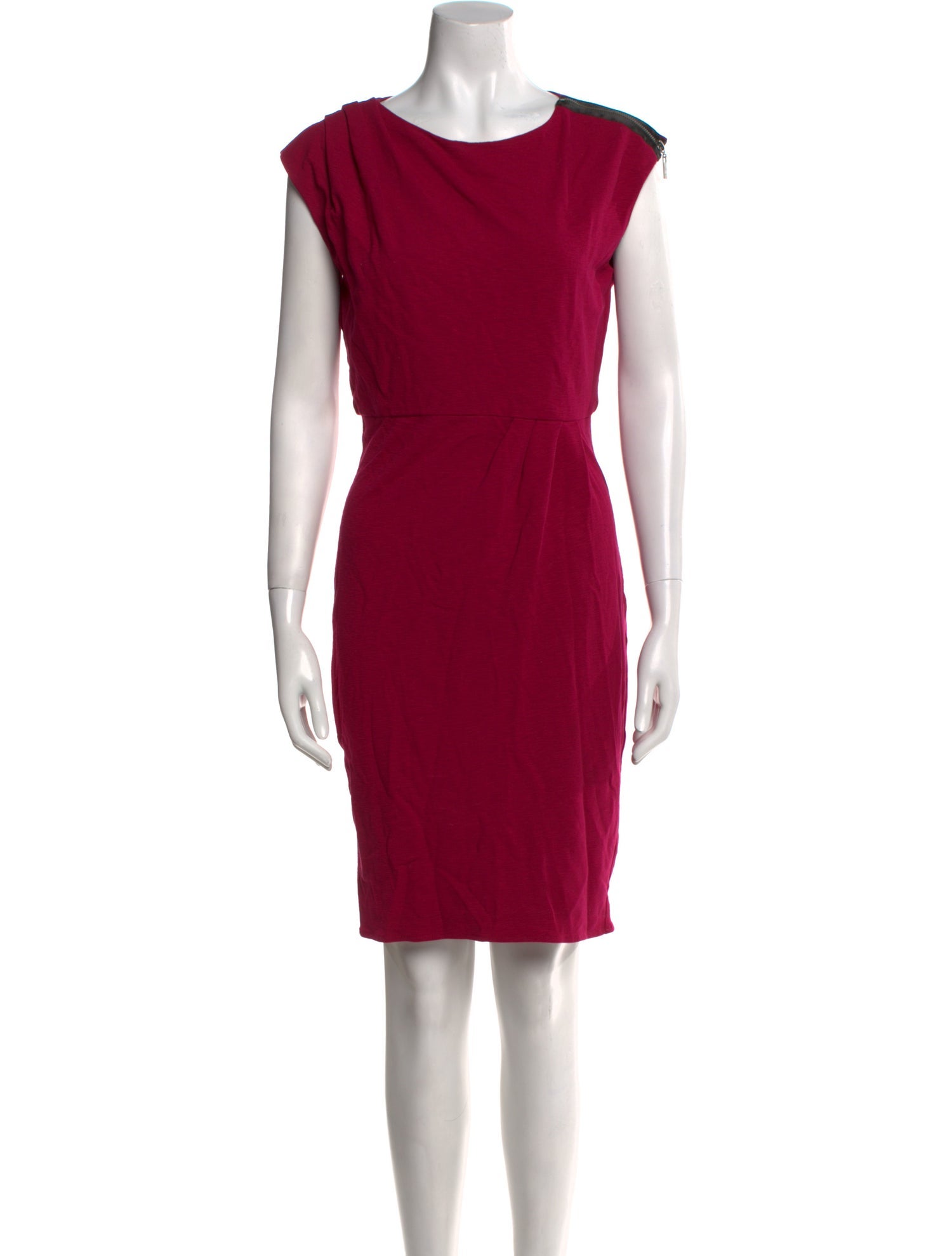 Diane von Furstenberg Bateau Neckline Knee-Length Dress
