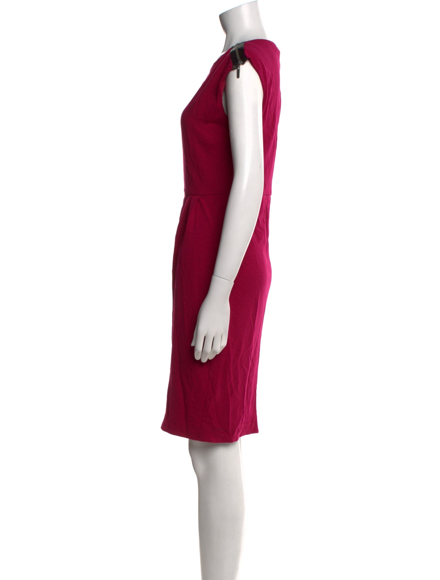 Diane von Furstenberg Bateau Neckline Knee-Length Dress