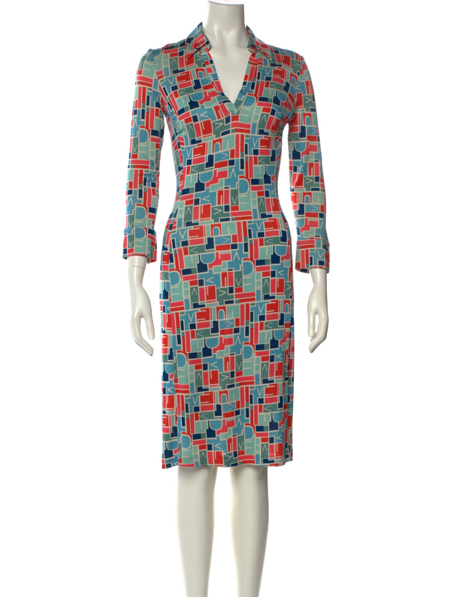 Diane von Furstenberg Silk Midi Length Dress