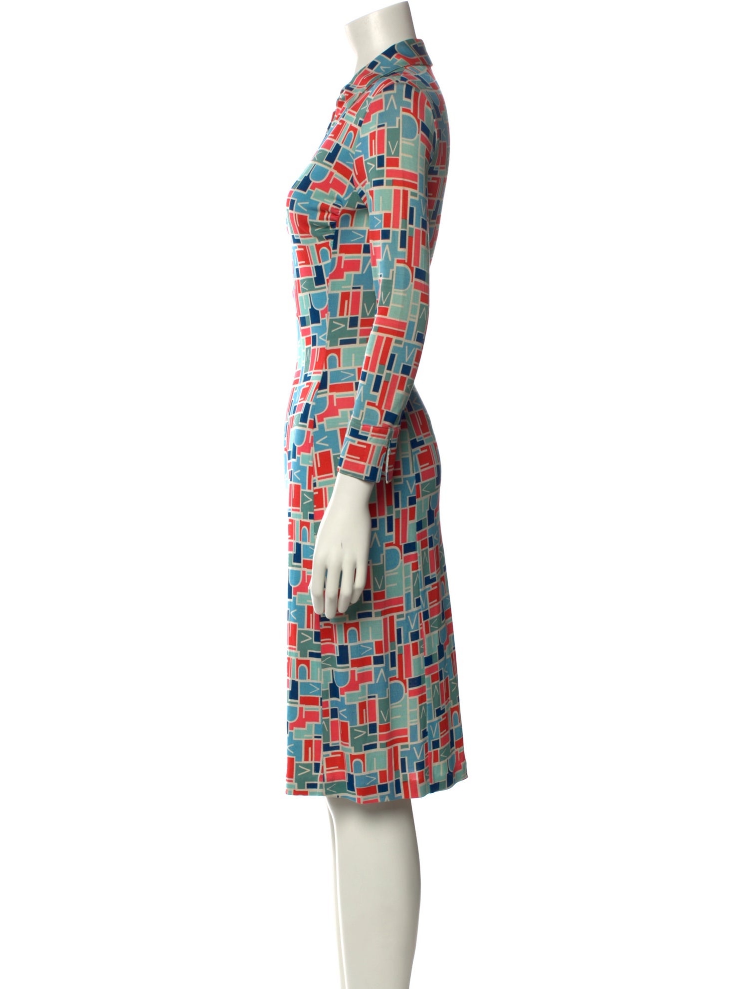 Diane von Furstenberg Silk Midi Length Dress