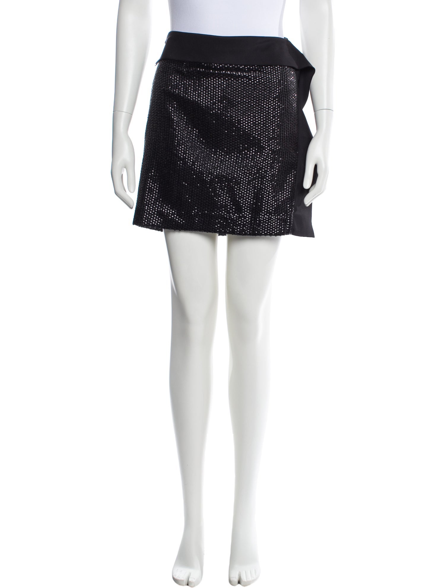 Diane von Furstenberg Sequin Embellishments Mini Skirt