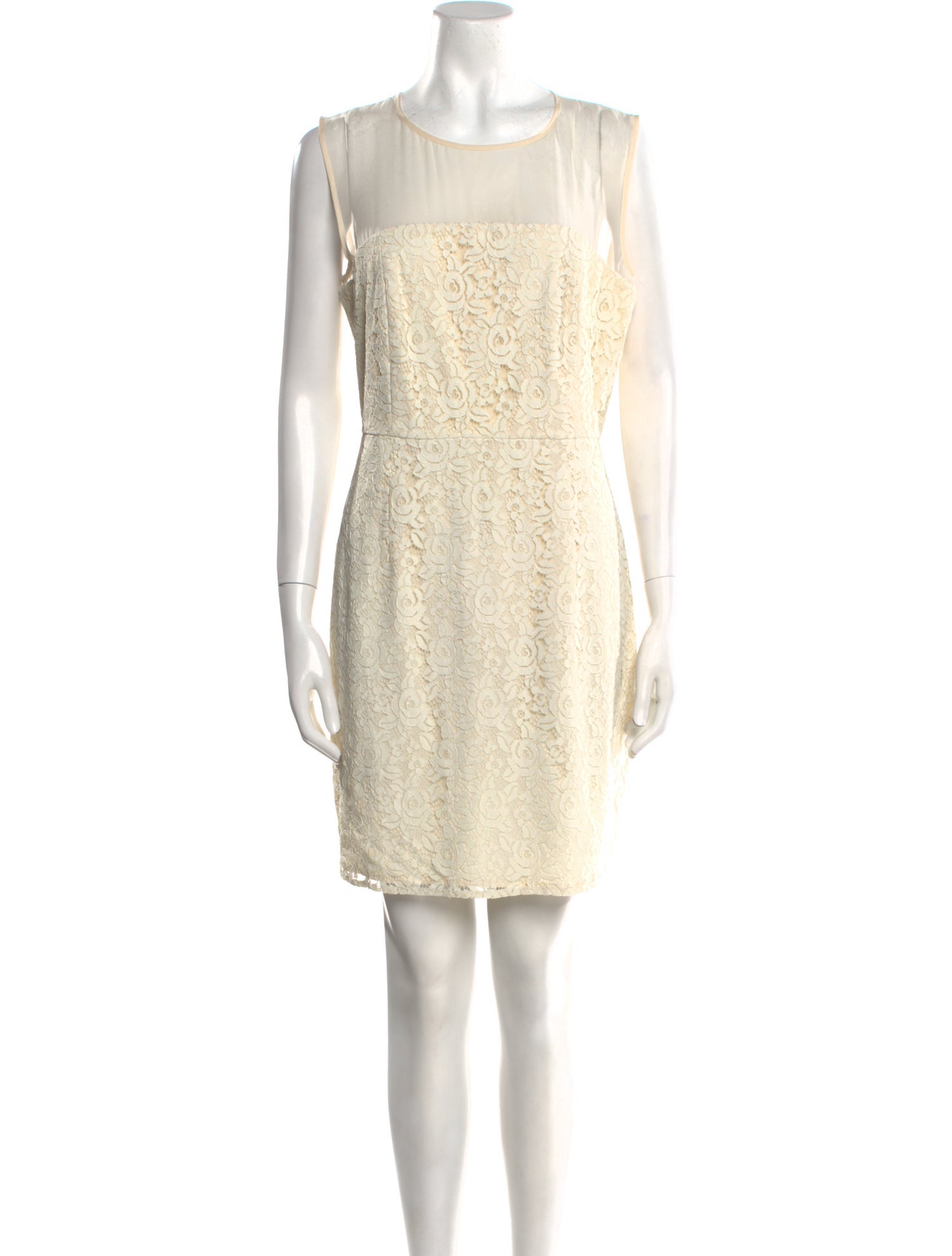 Diane von Furstenberg Crew Neck Mini Dress