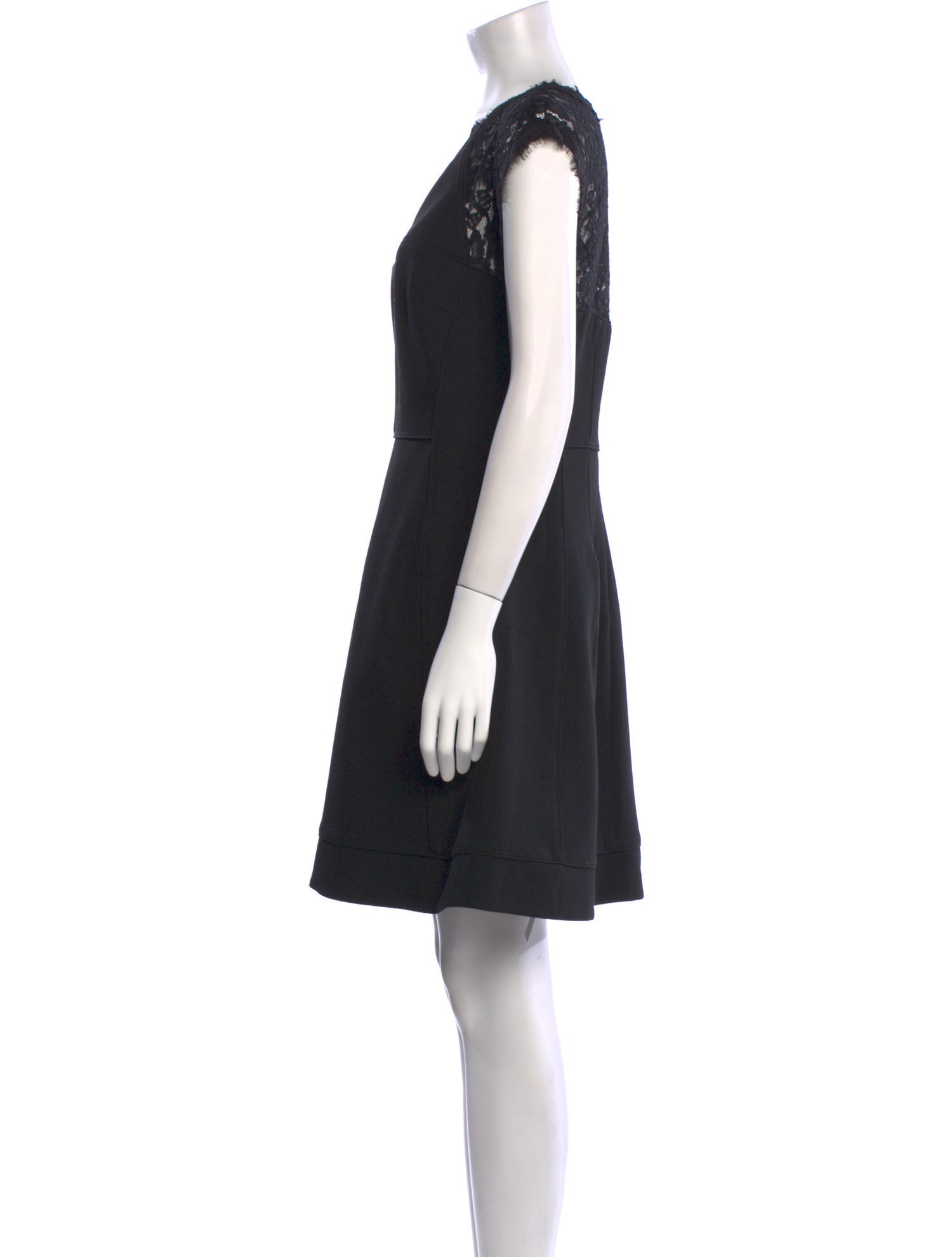 Diane von Furstenberg Bateau Neckline Mini Dress