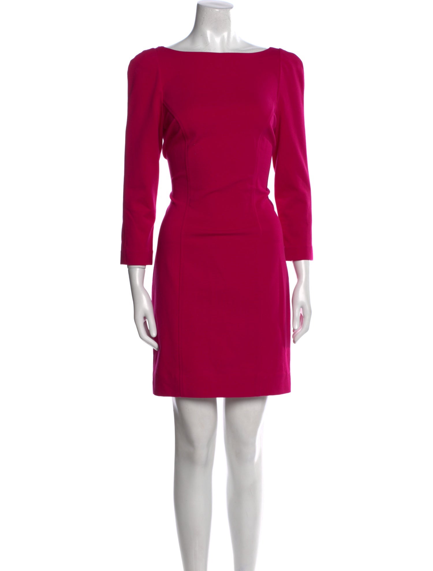 Diane von Furstenberg Bateau Neckline Mini Dress