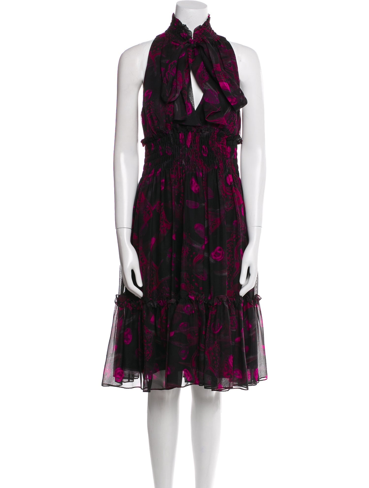 Diane von Furstenberg Silk Knee-Length Dress