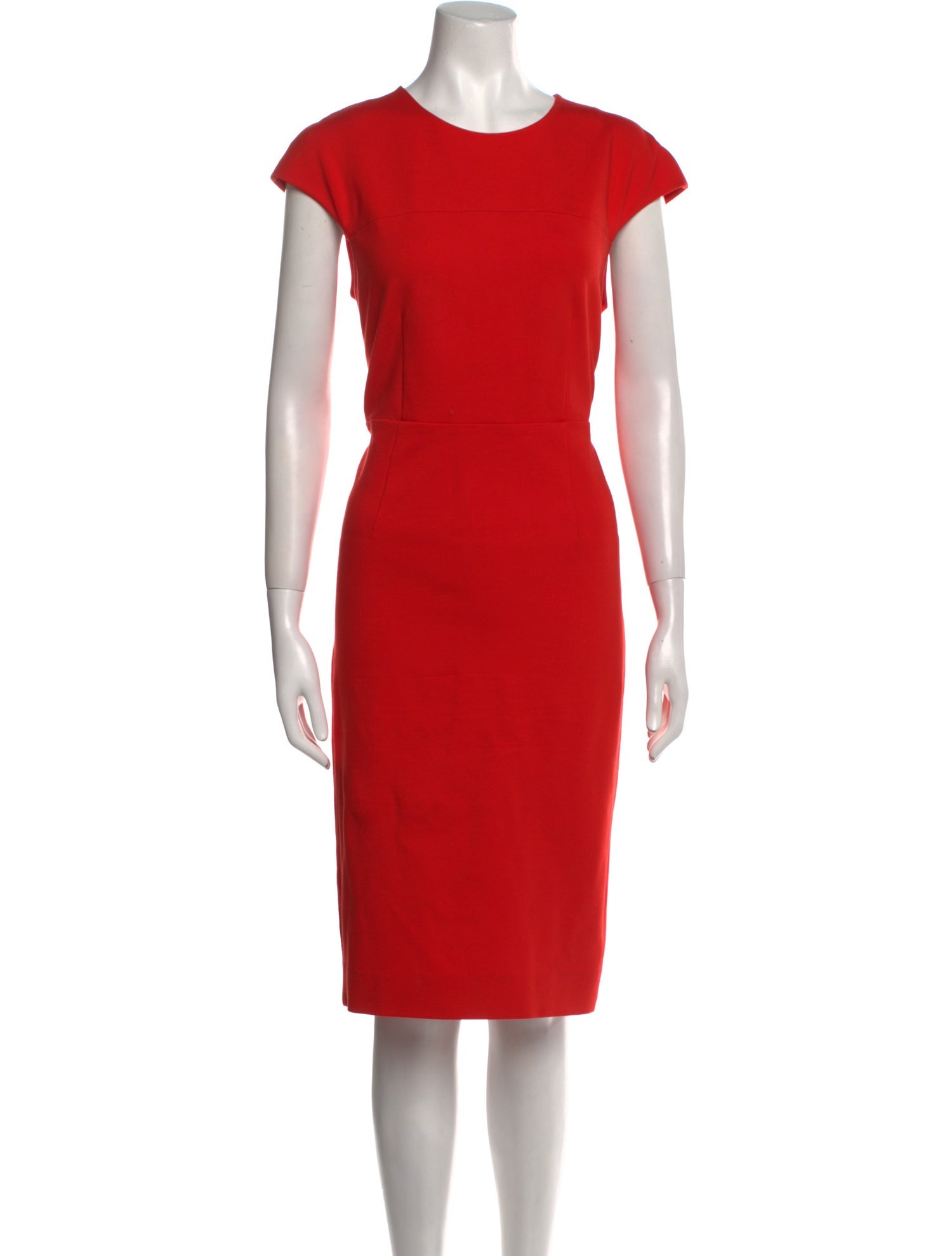 Diane von Furstenberg Crew Neck Midi Length Dress