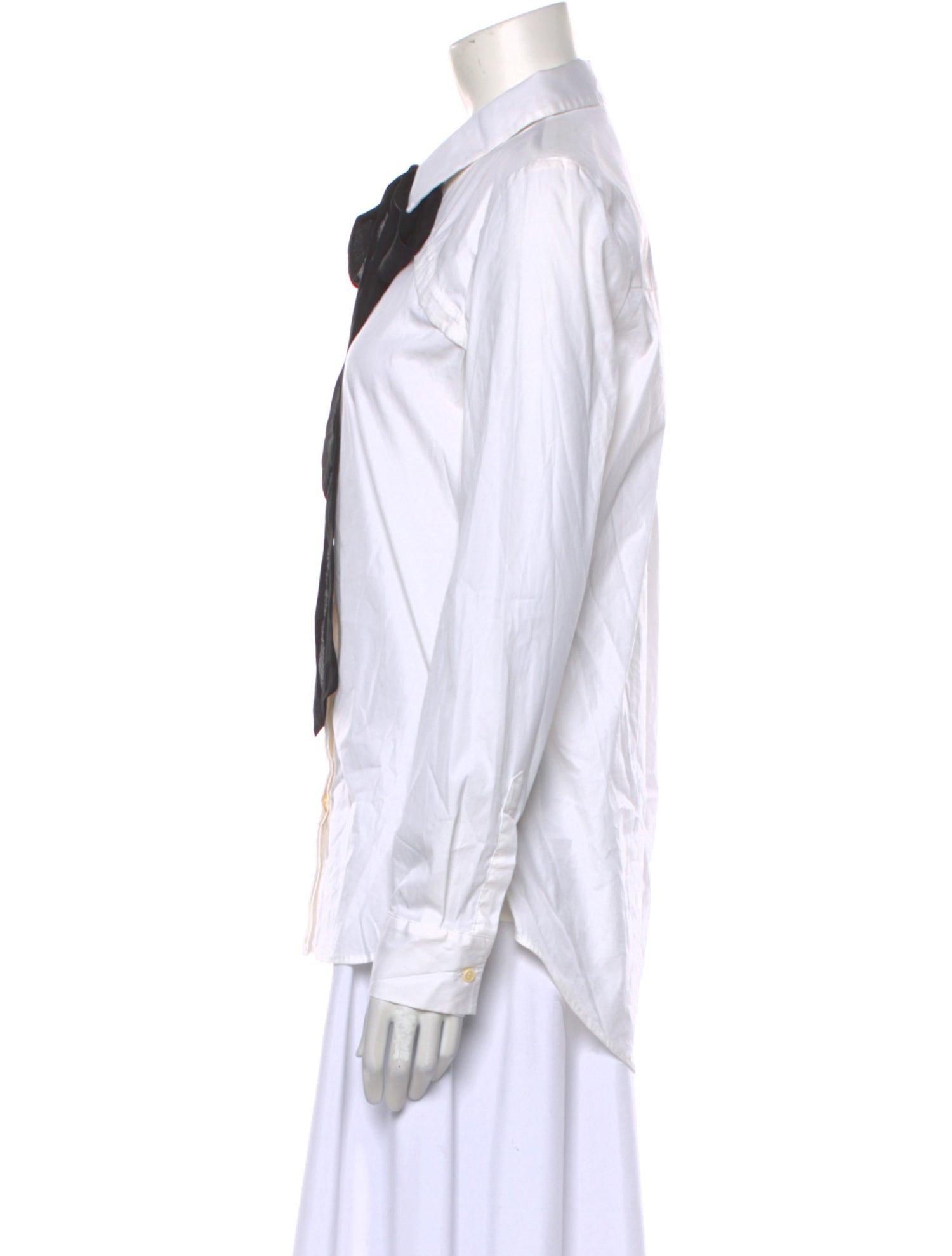 Diane von Furstenberg Long Sleeve Button-Up Top