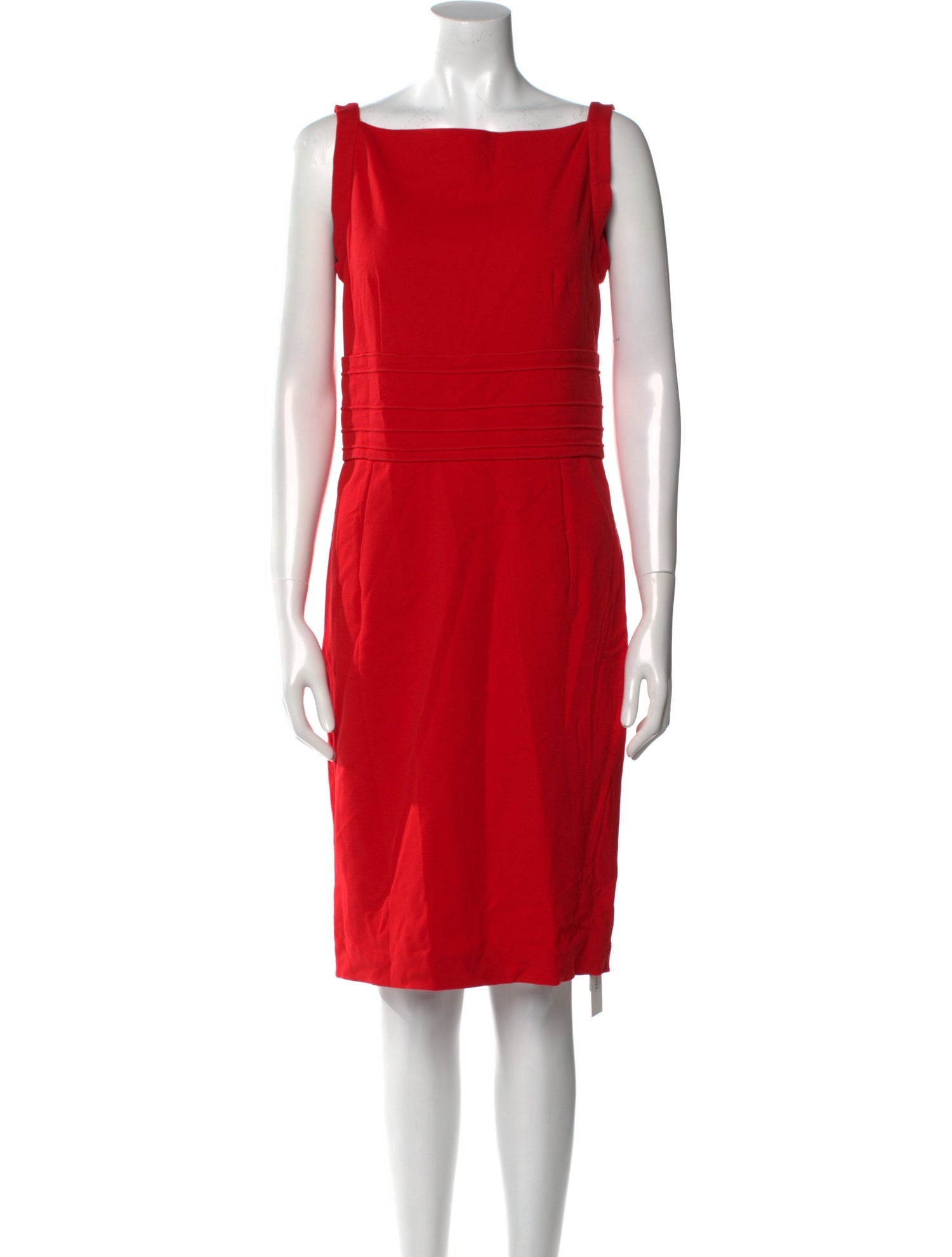 Diane von Furstenberg Bateau Neckline Knee-Length Dress
