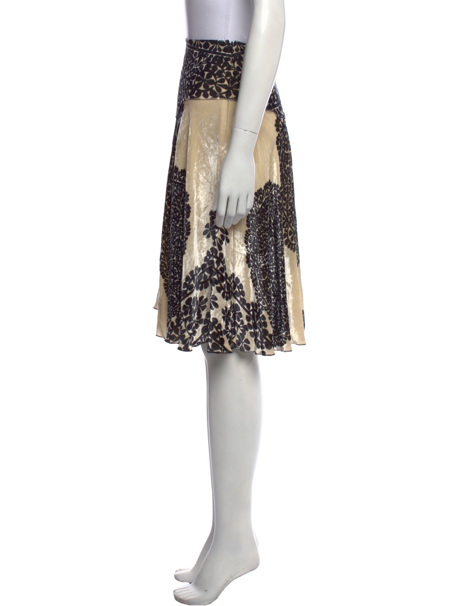 Diane von Furstenberg Printed Knee-Length Skirt