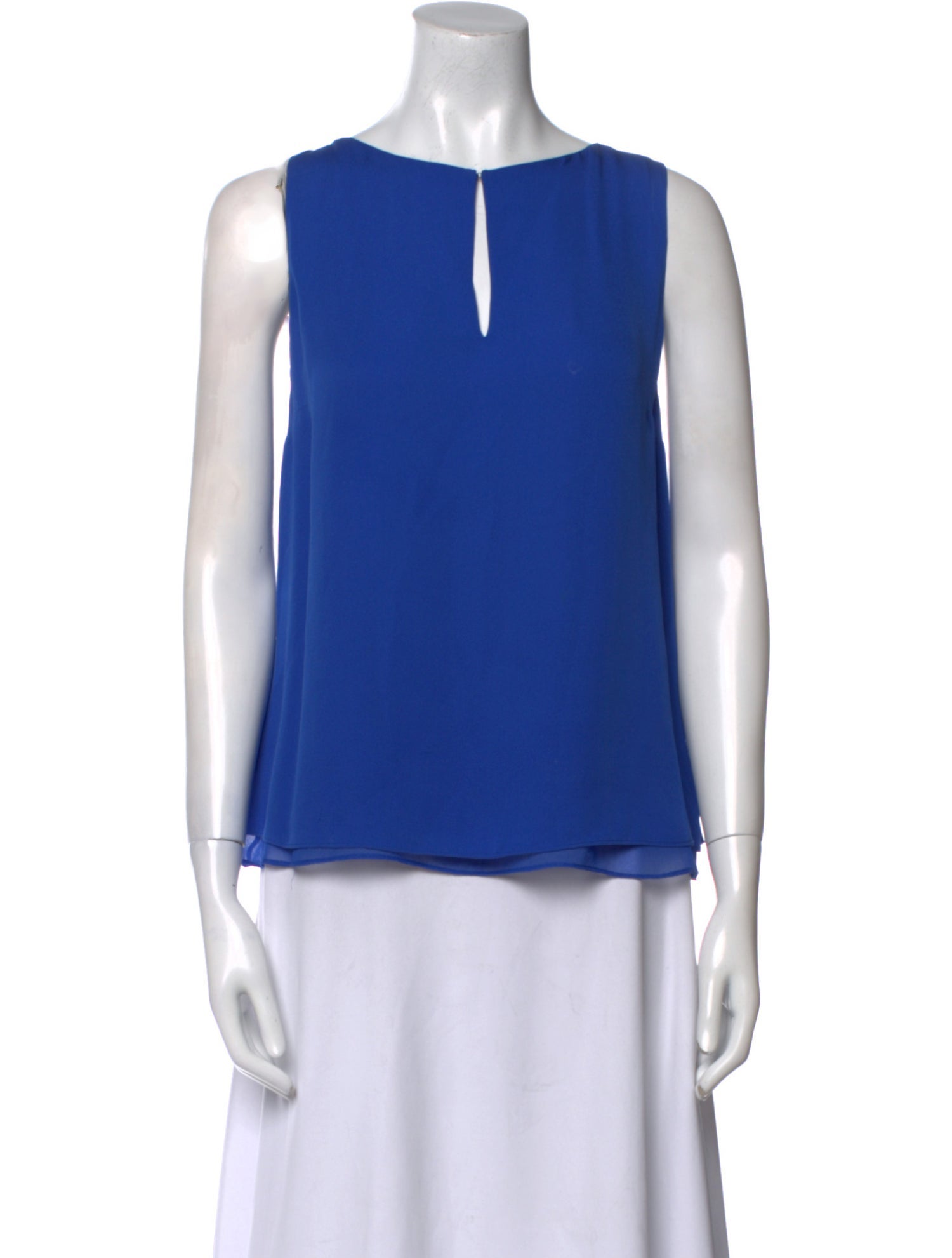 Diane von Furstenberg Silk Crew Neck Blouse