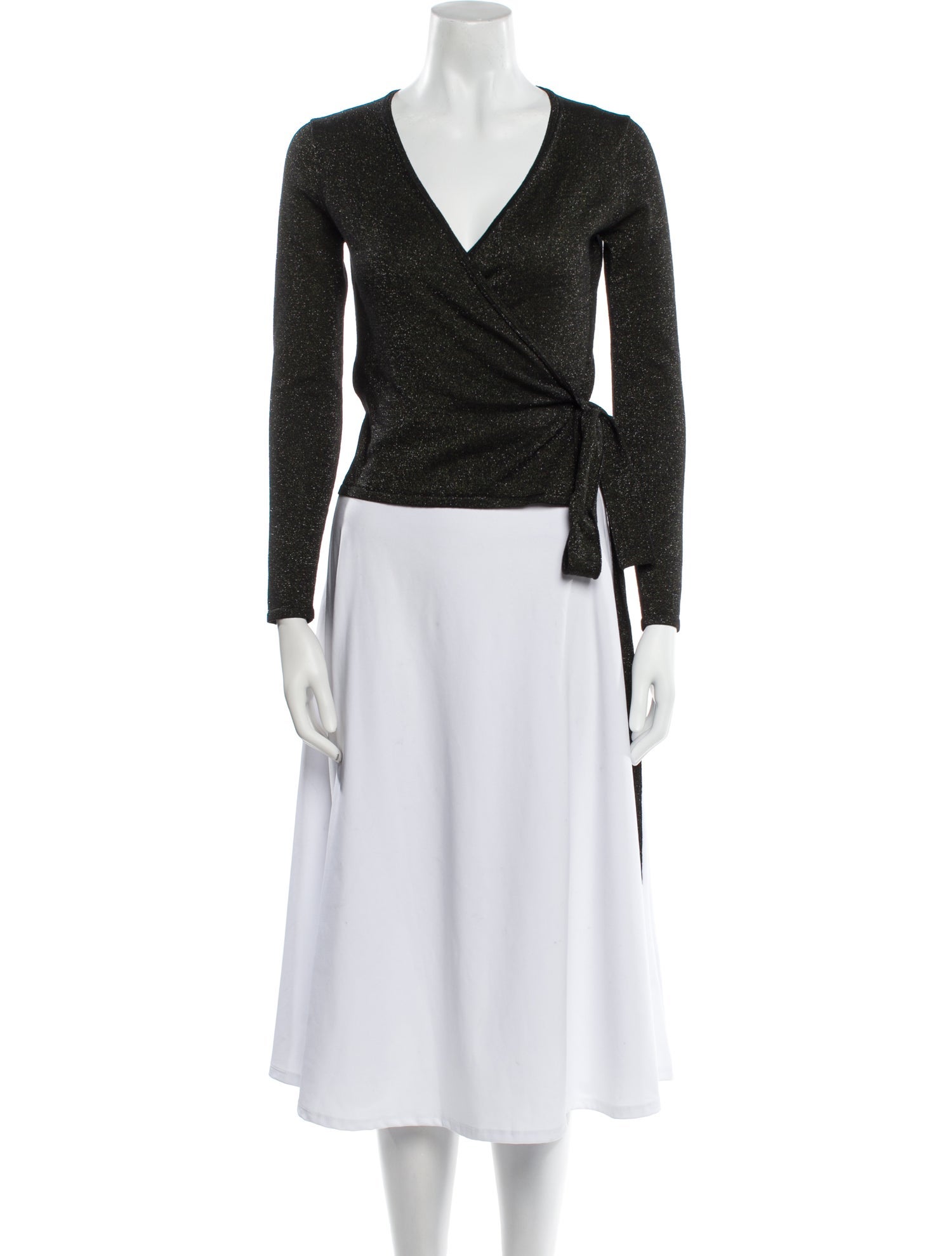 Diane von Furstenberg Merino Wool V-Neck Sweater