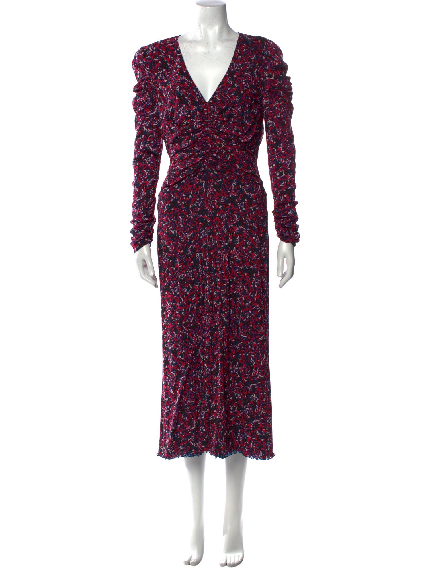 Diane von Furstenberg Printed Long Dress w/ Tags