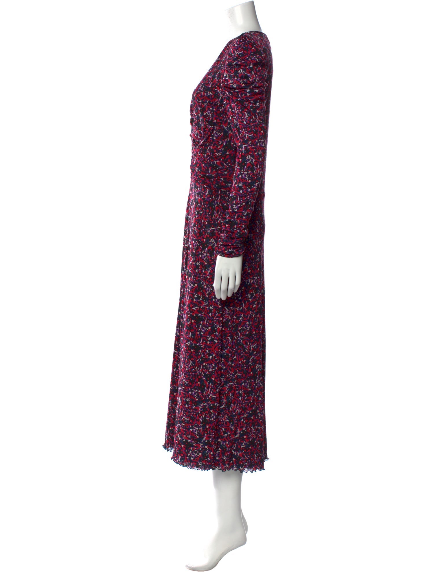 Diane von Furstenberg Printed Long Dress w/ Tags