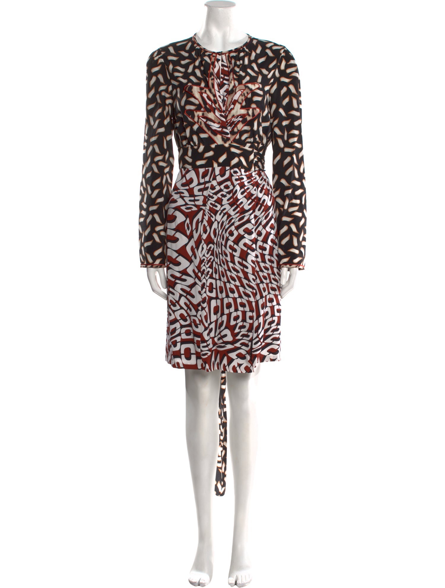 Diane von Furstenberg Silk Knee-Length Dress