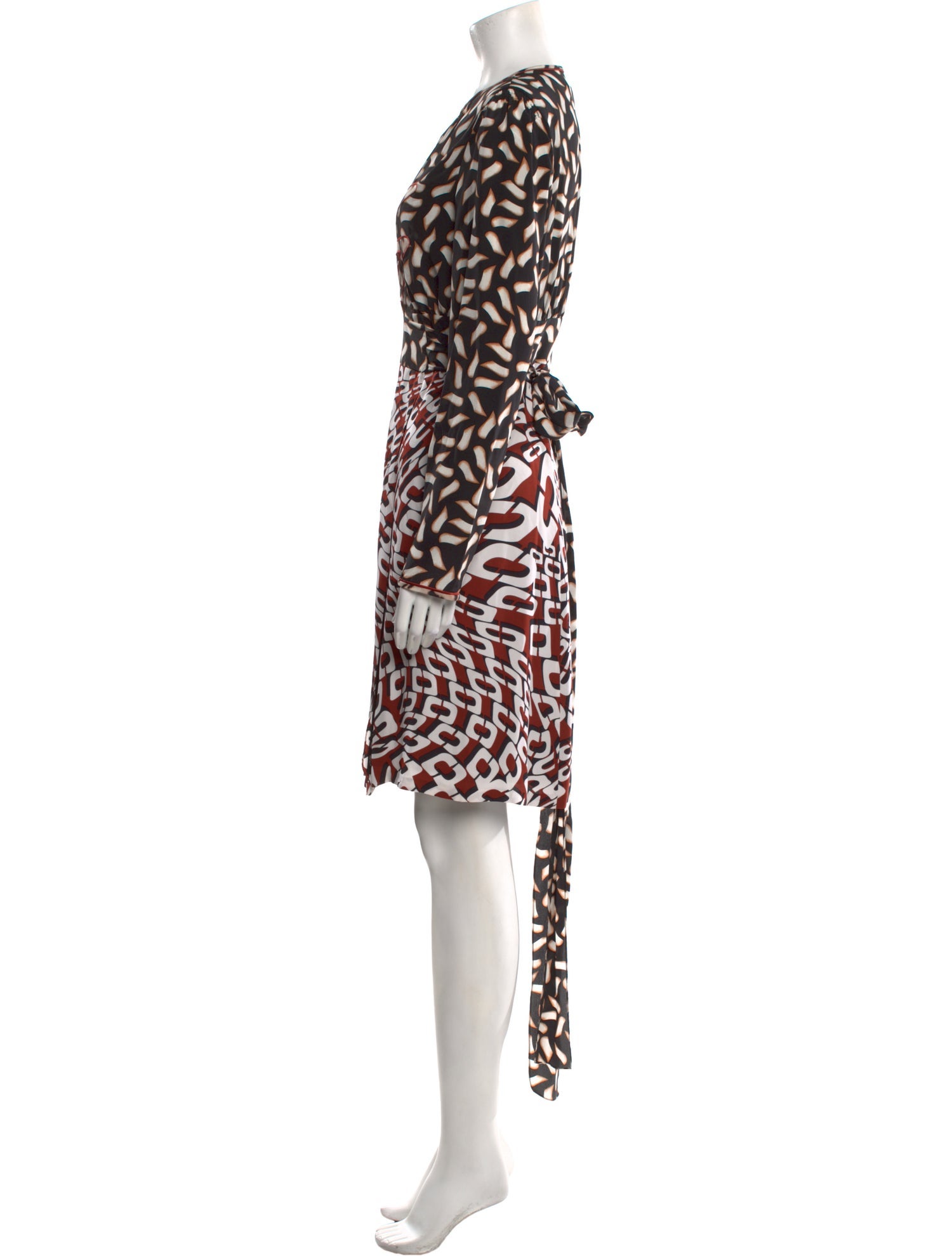 Diane von Furstenberg Silk Knee-Length Dress