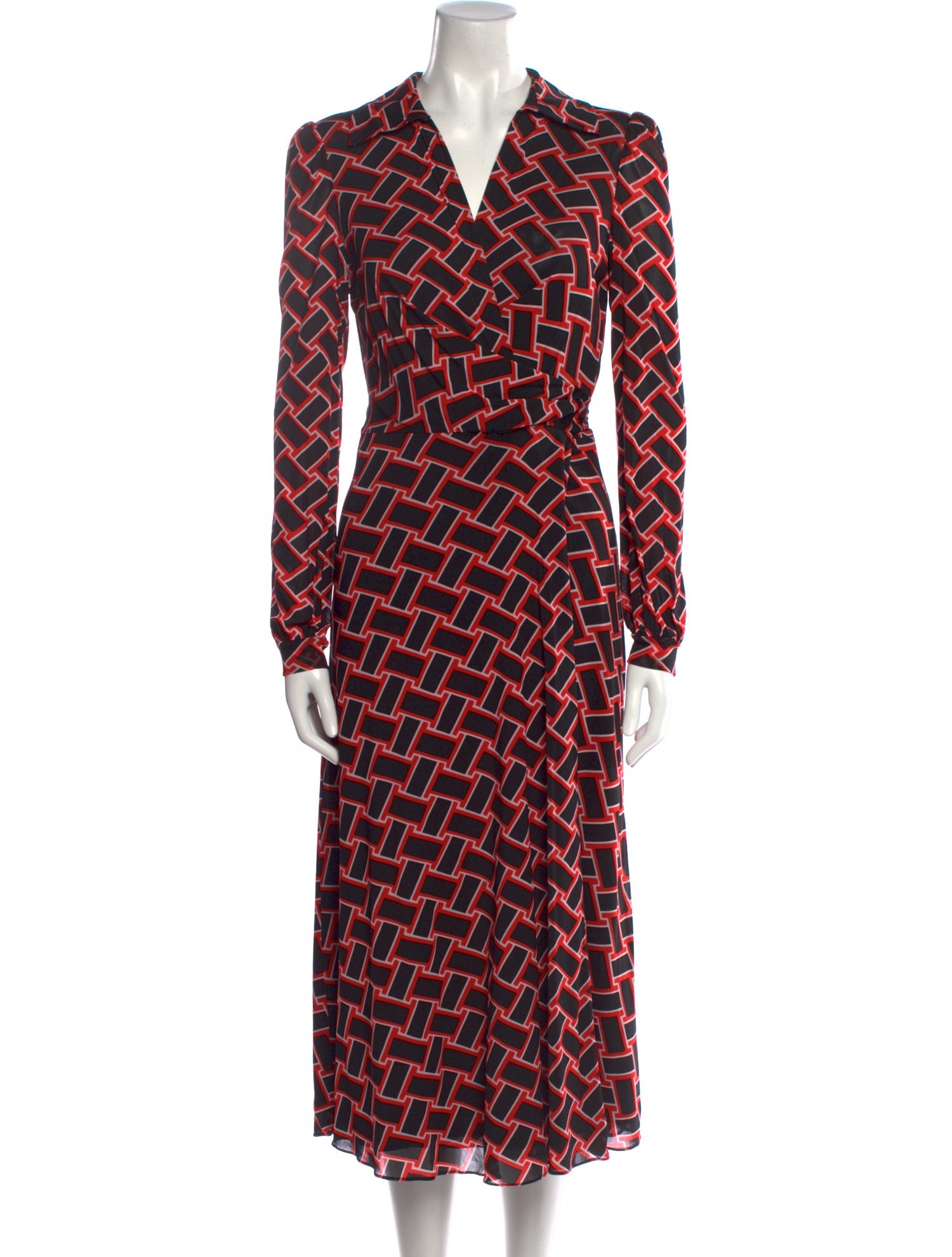 Diane von Furstenberg Printed Long Dress