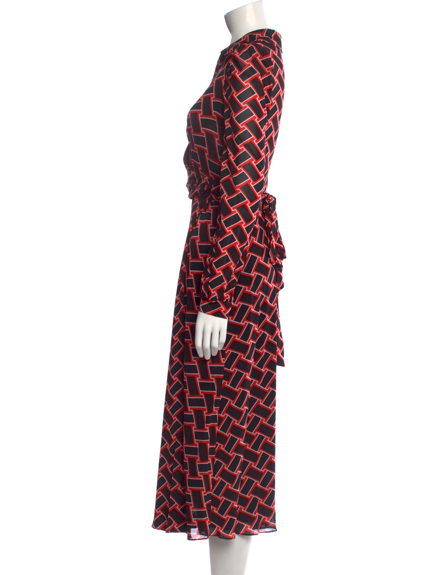 Diane von Furstenberg Printed Long Dress