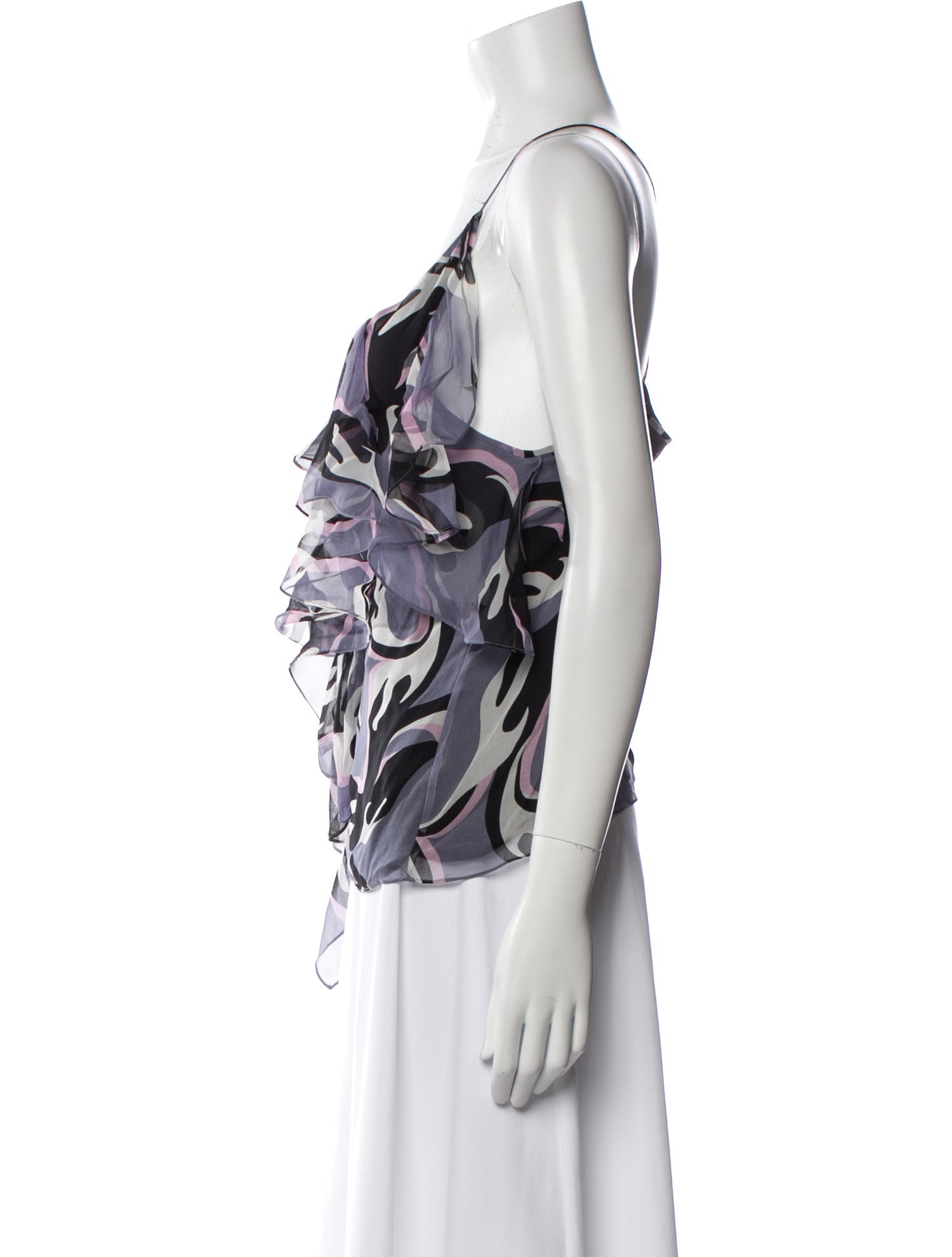 Diane von Furstenberg Silk Printed Blouse