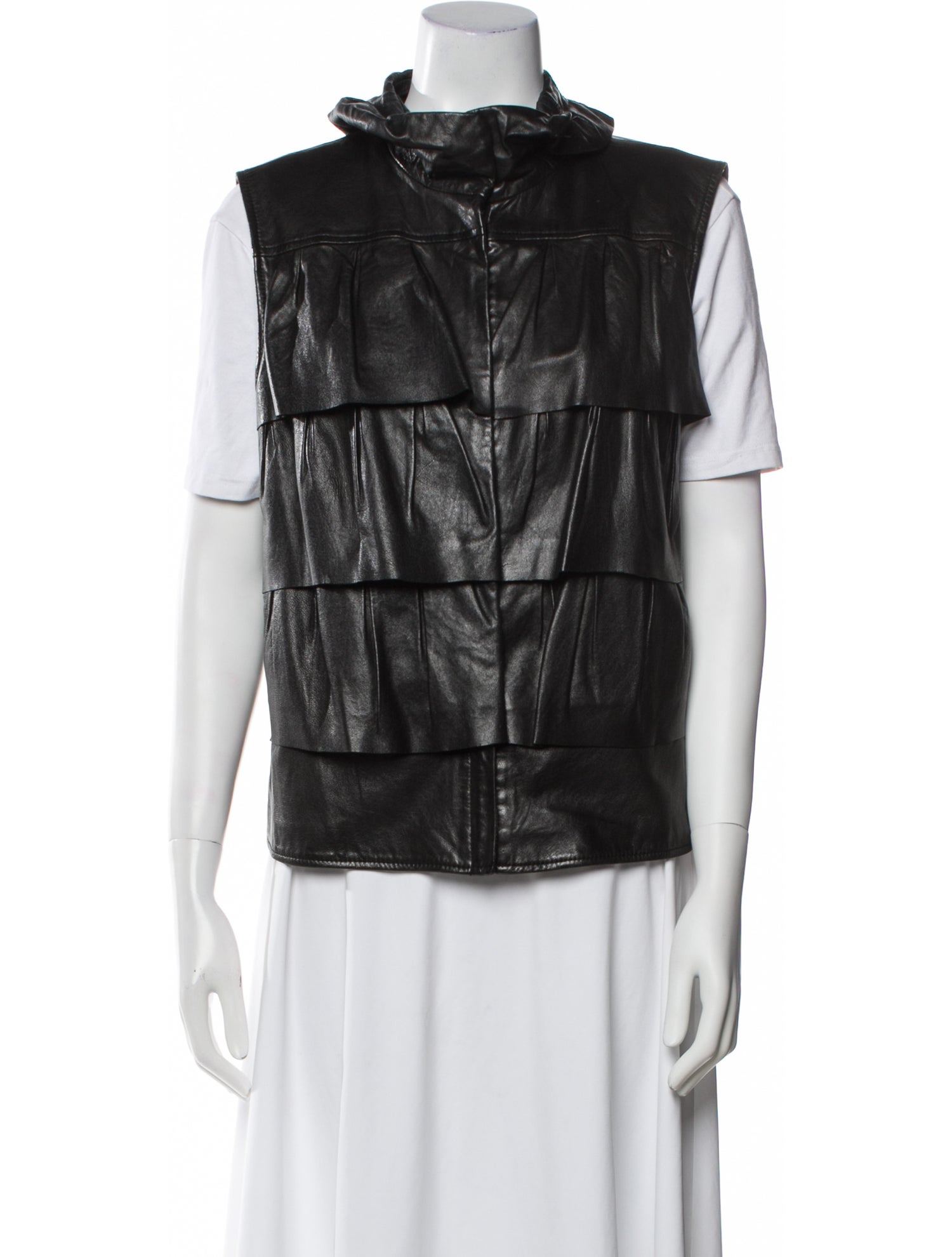 Diane von Furstenberg Leather Vest