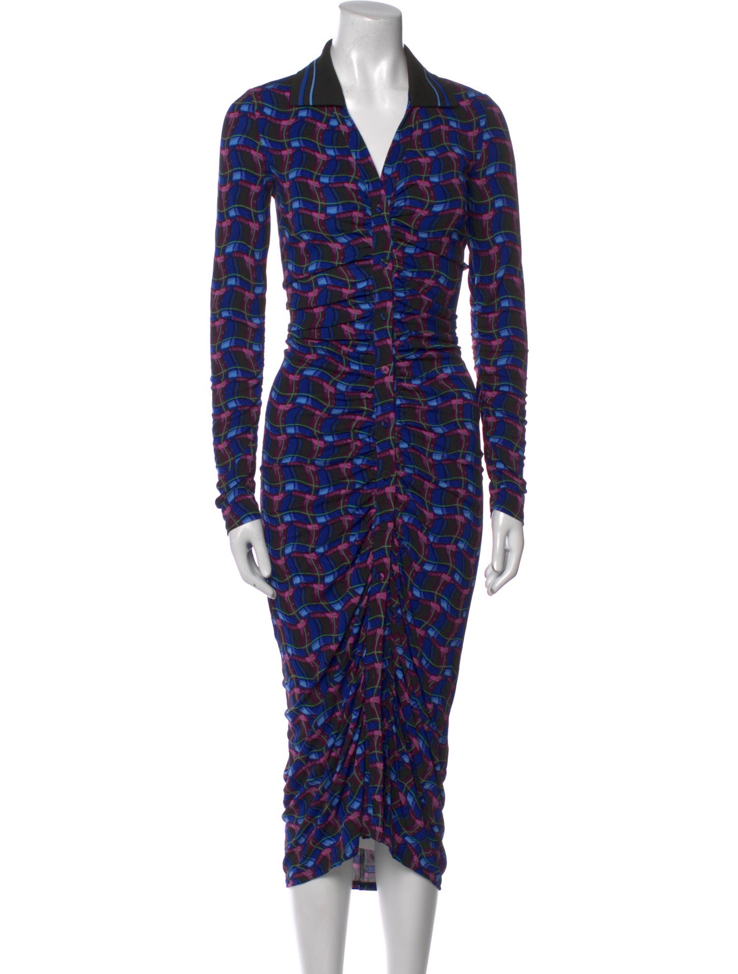 Diane von Furstenberg Printed Long Dress