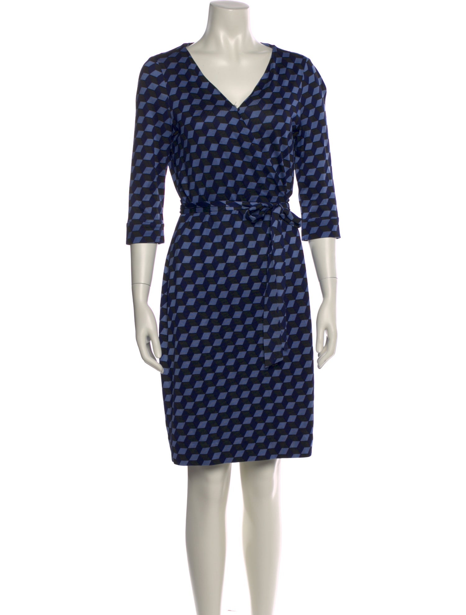 Diane von Furstenberg Silk Knee-Length Dress
