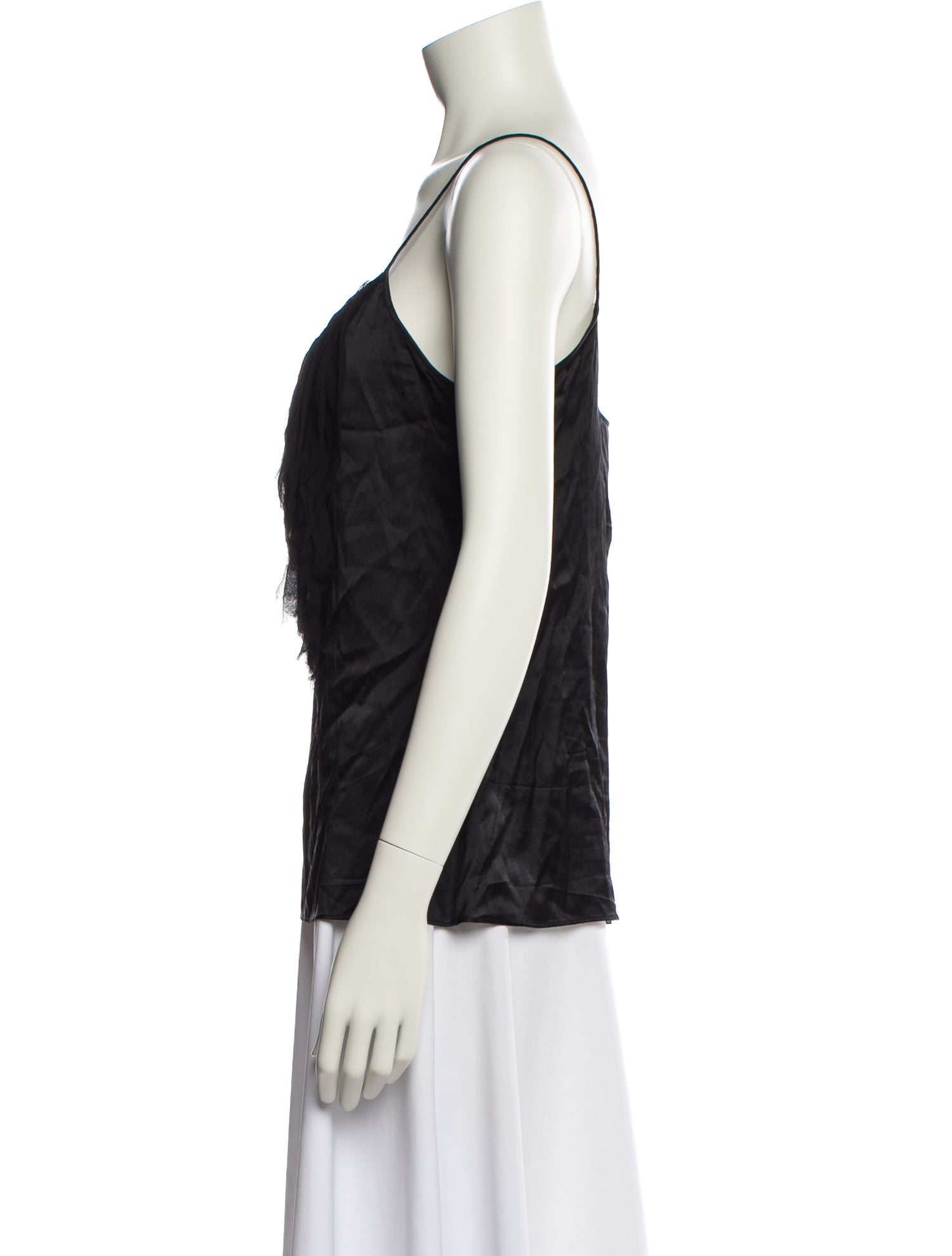 Diane von Furstenberg Silk V-Neck Top