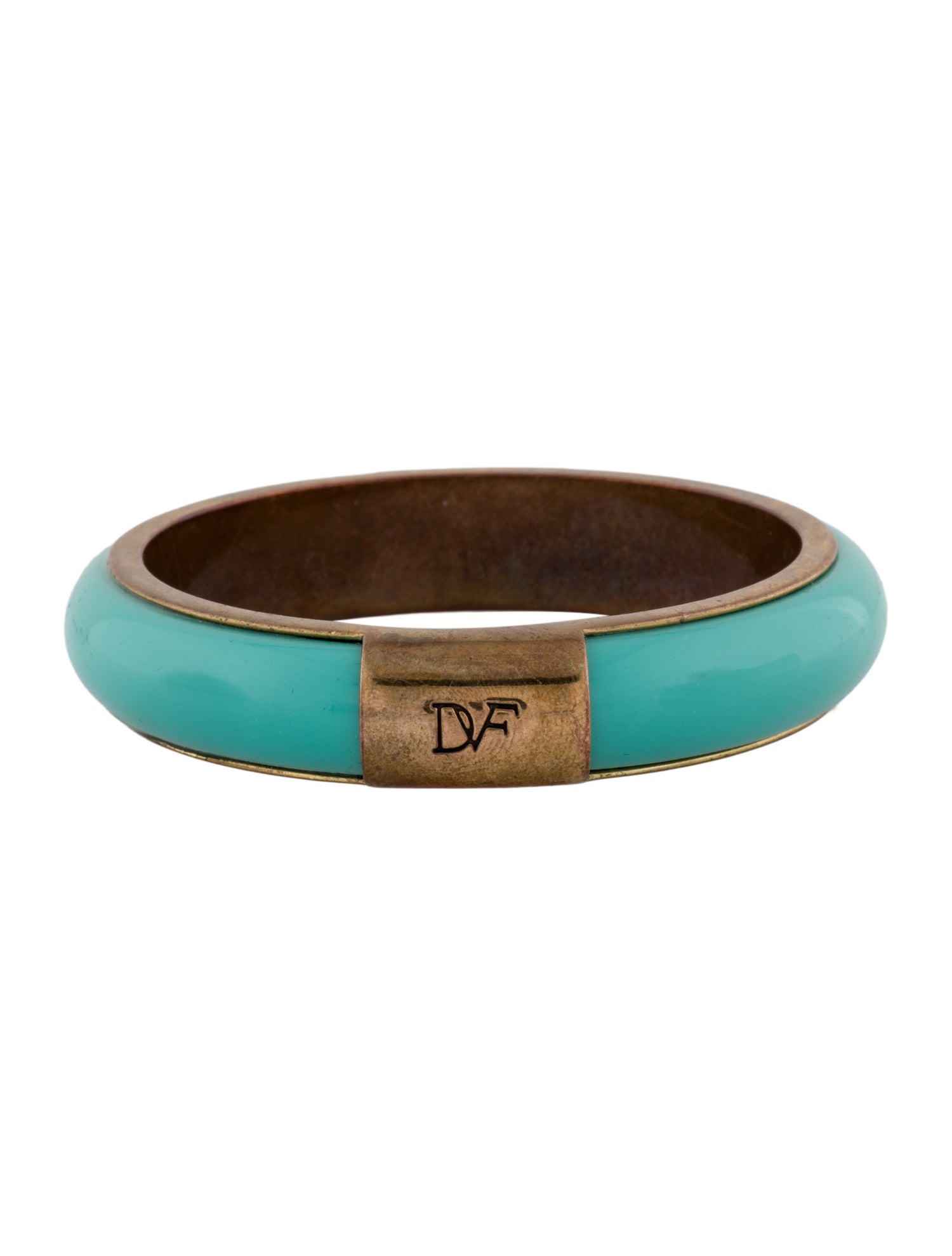 Diane von Furstenberg Enamel Bangle Bracelet