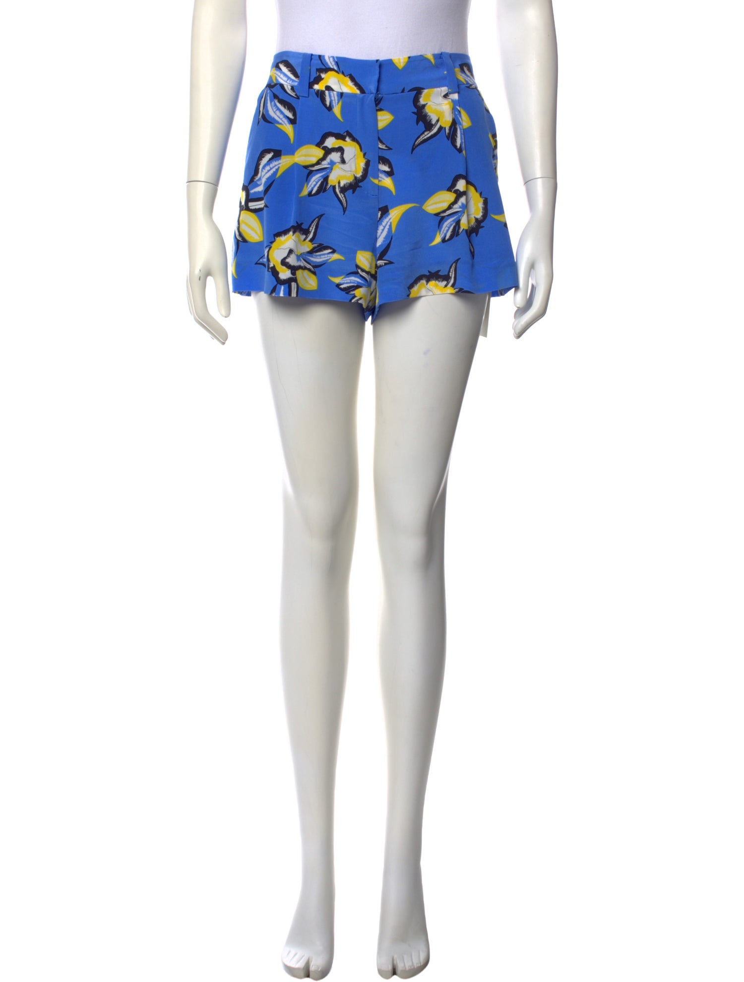 Diane von Furstenberg Silk Mini Shorts