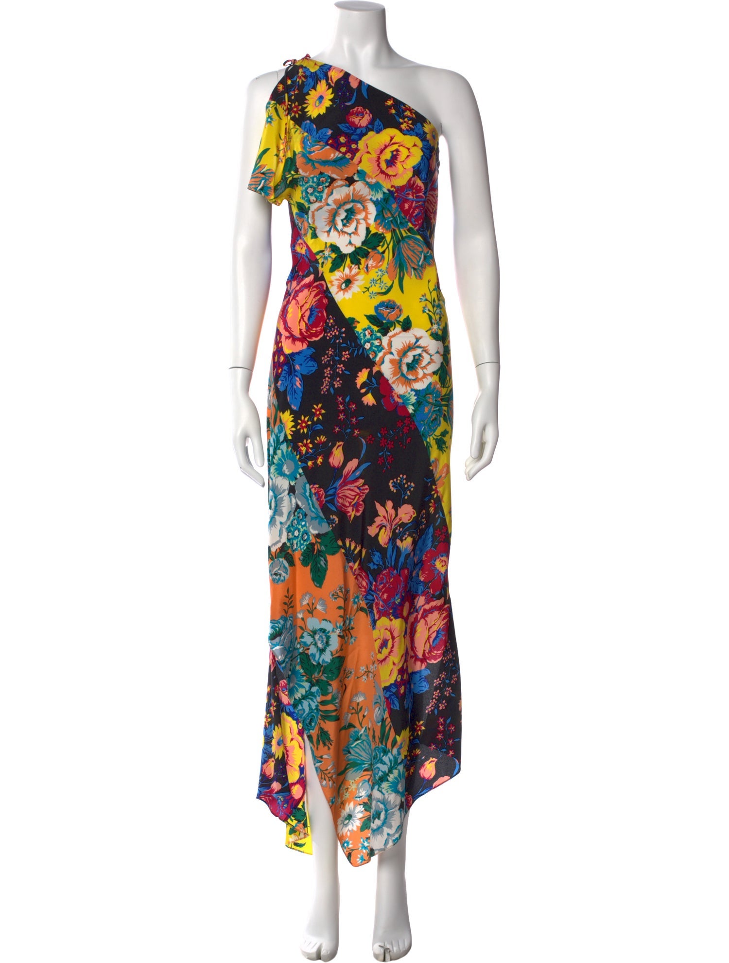 Diane von Furstenberg Floral Print Long Dress