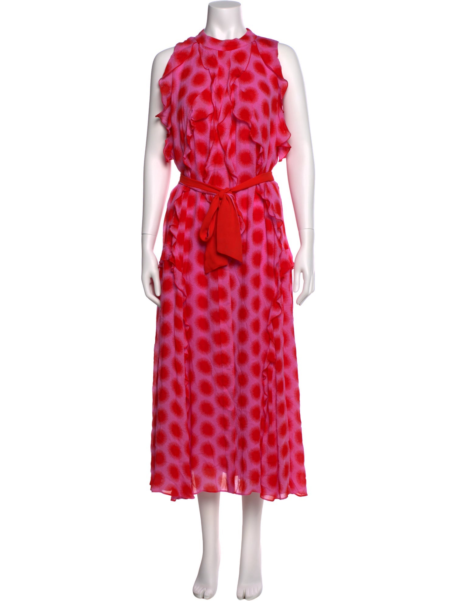 Diane von Furstenberg Animal Print Long Dress