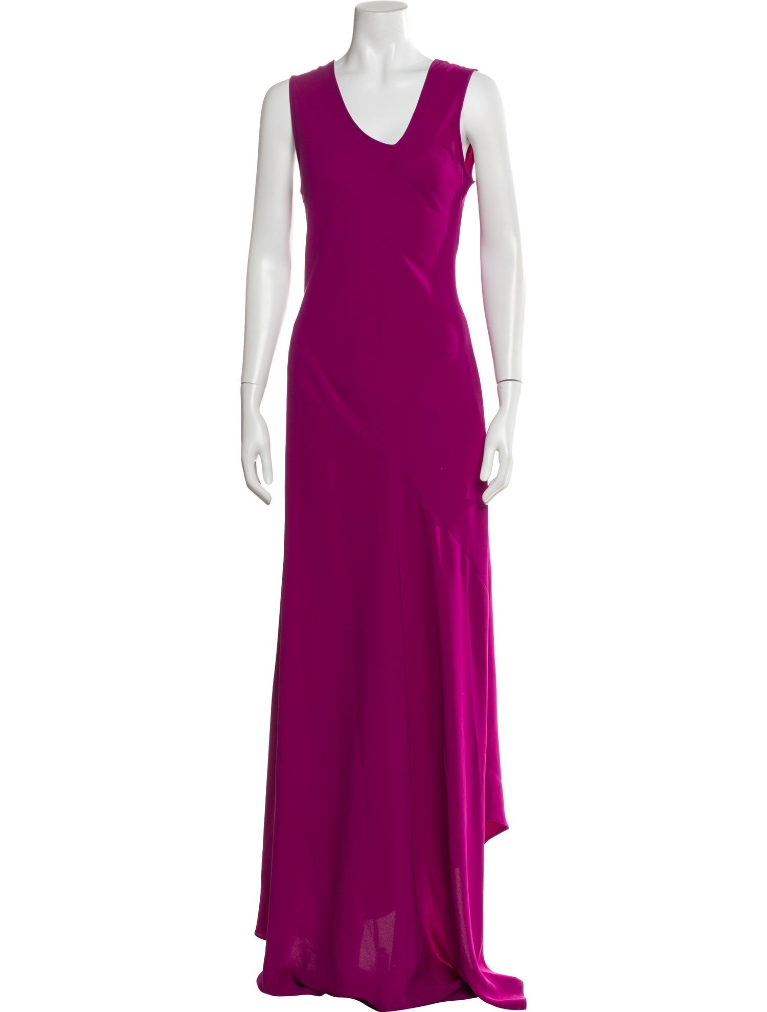 Diane von Furstenberg V-Neck Long Dress