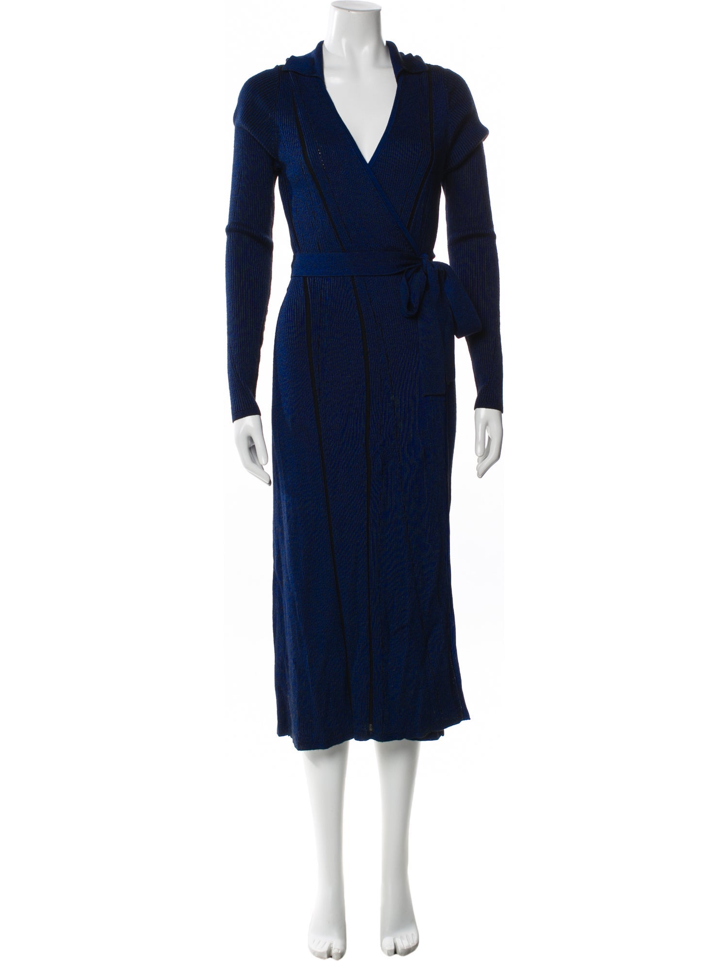 Diane von Furstenberg V-Neck Long Dress