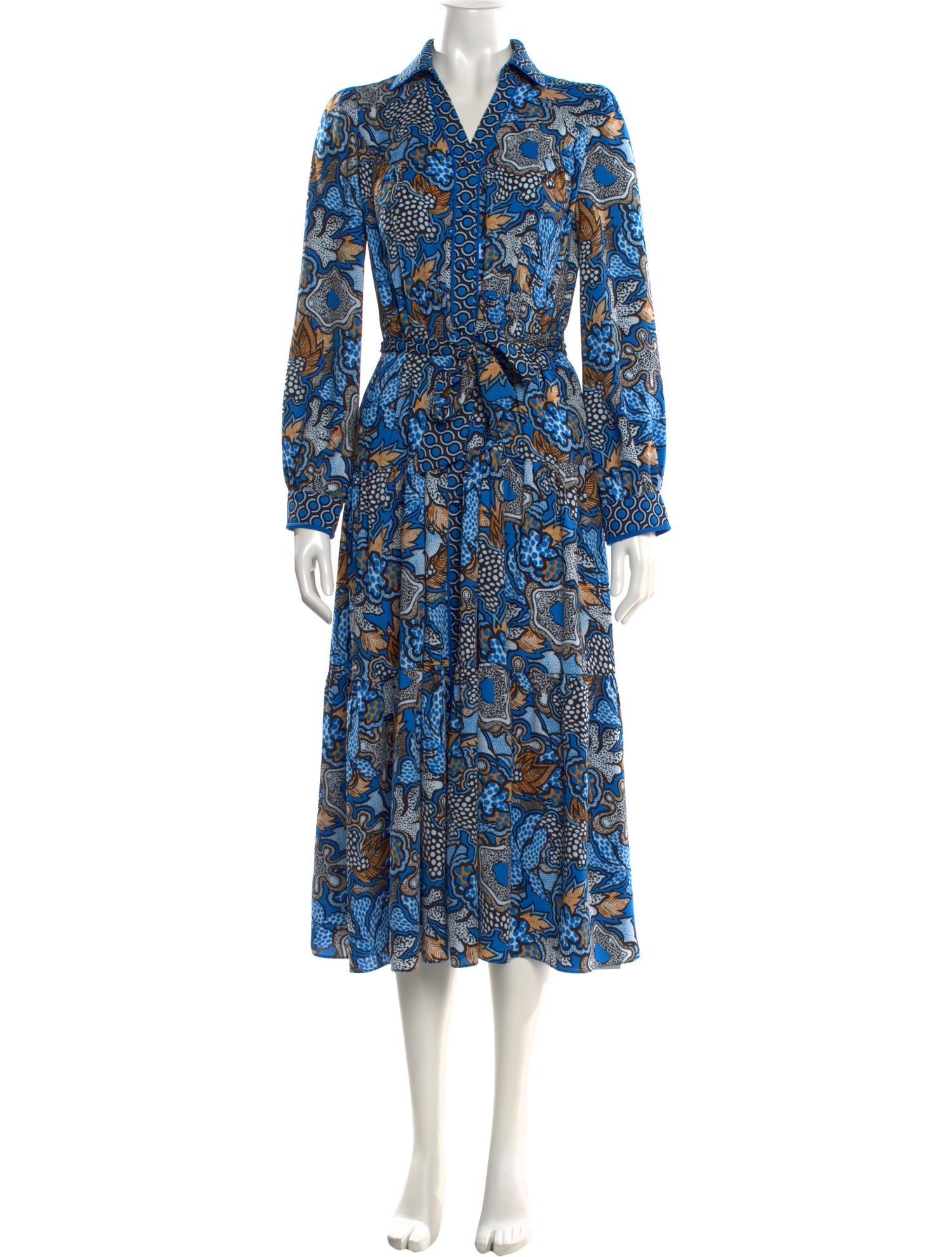 Diane von Furstenberg Printed Long Dress