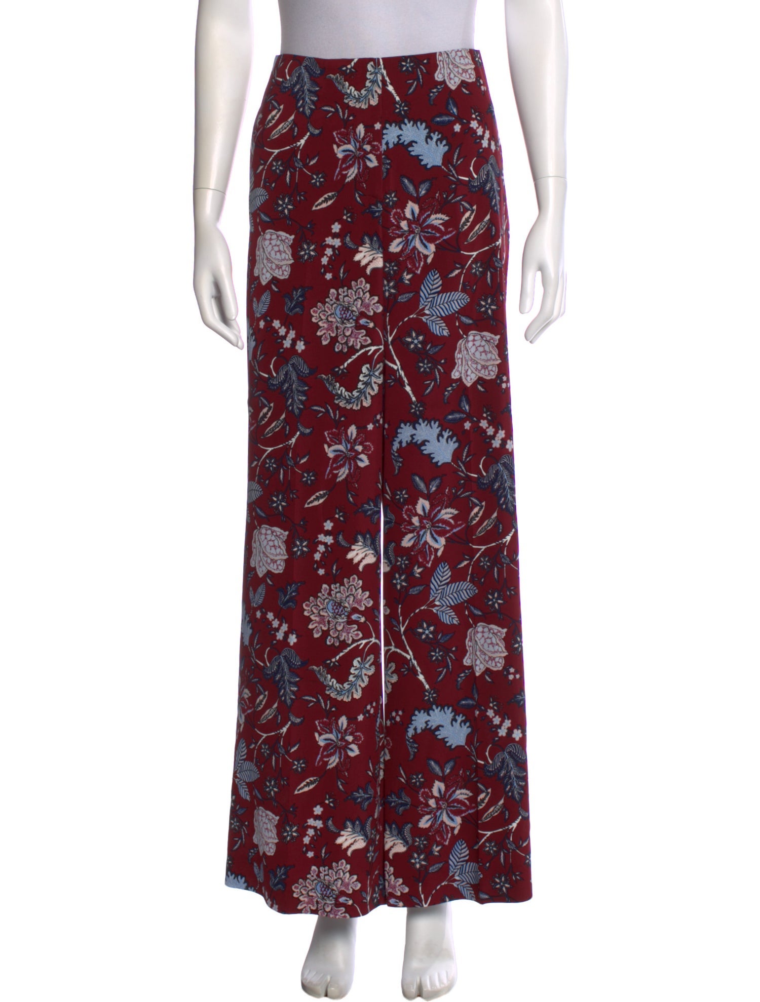 Diane von Furstenberg Printed Wide Leg Pants