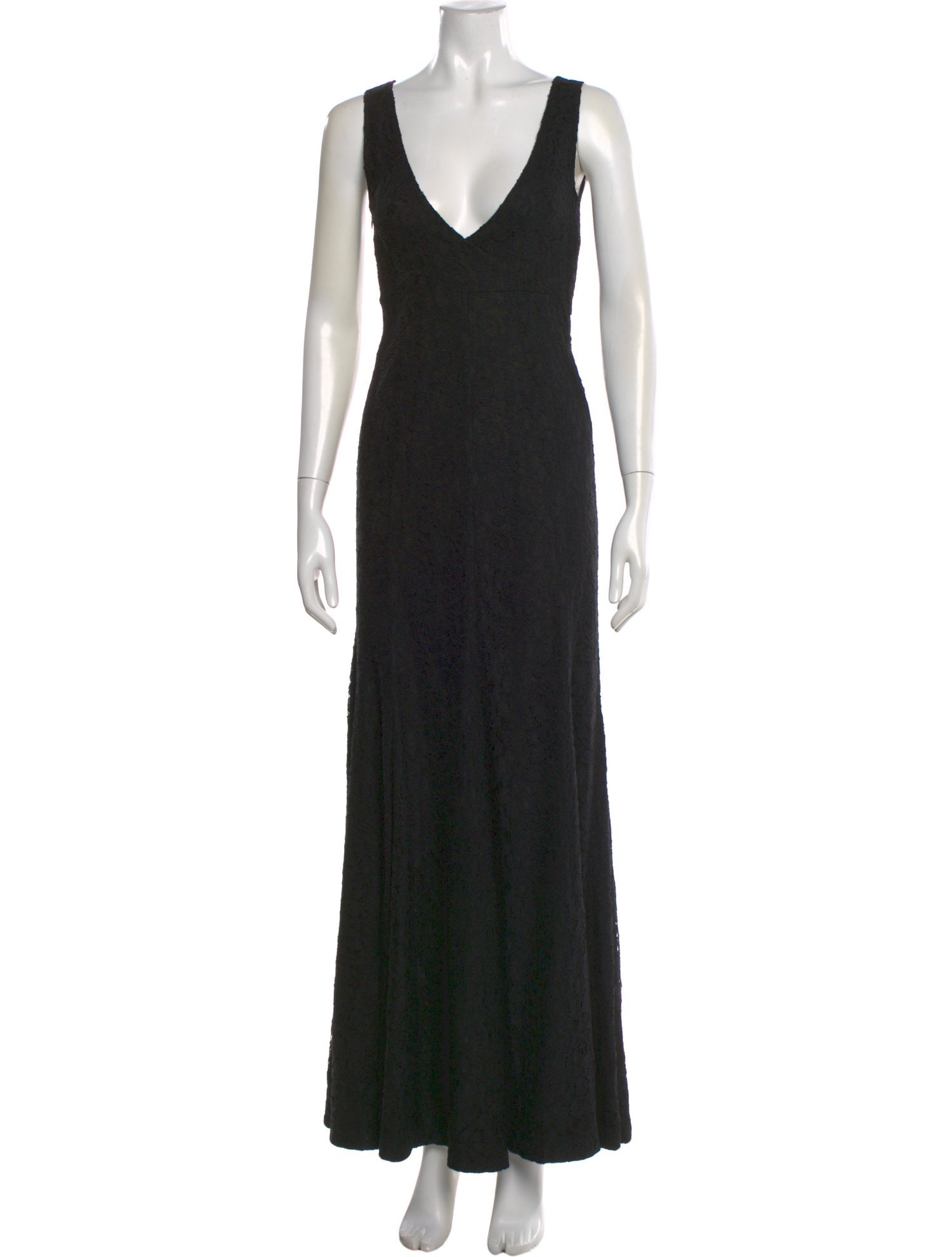 Diane von Furstenberg V-Neck Long Dress