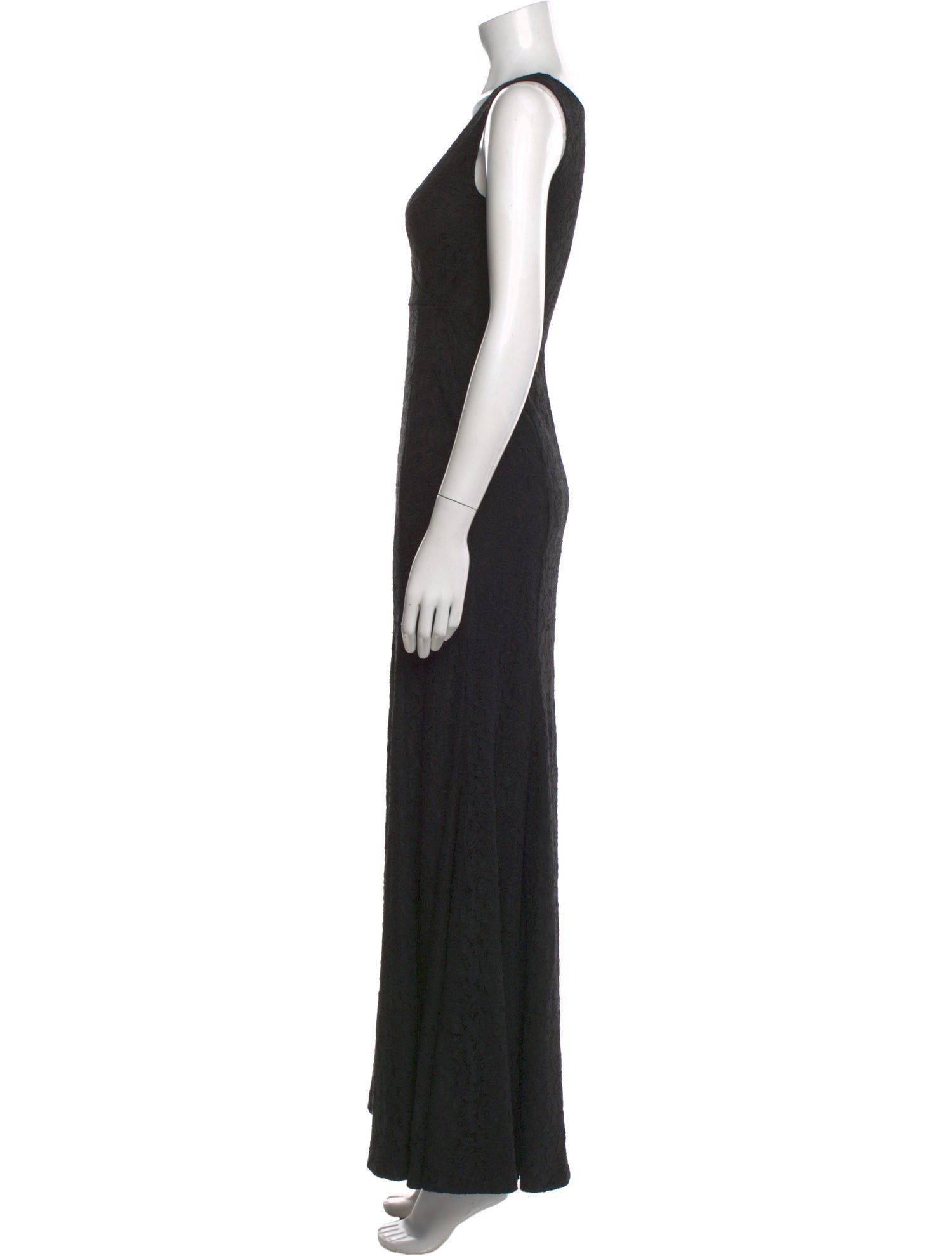 Diane von Furstenberg V-Neck Long Dress