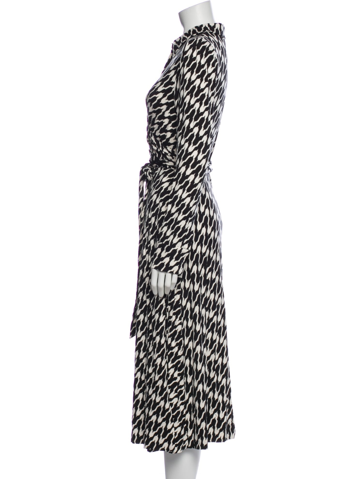 Diane von Furstenberg Printed Long Dress w/ Tags