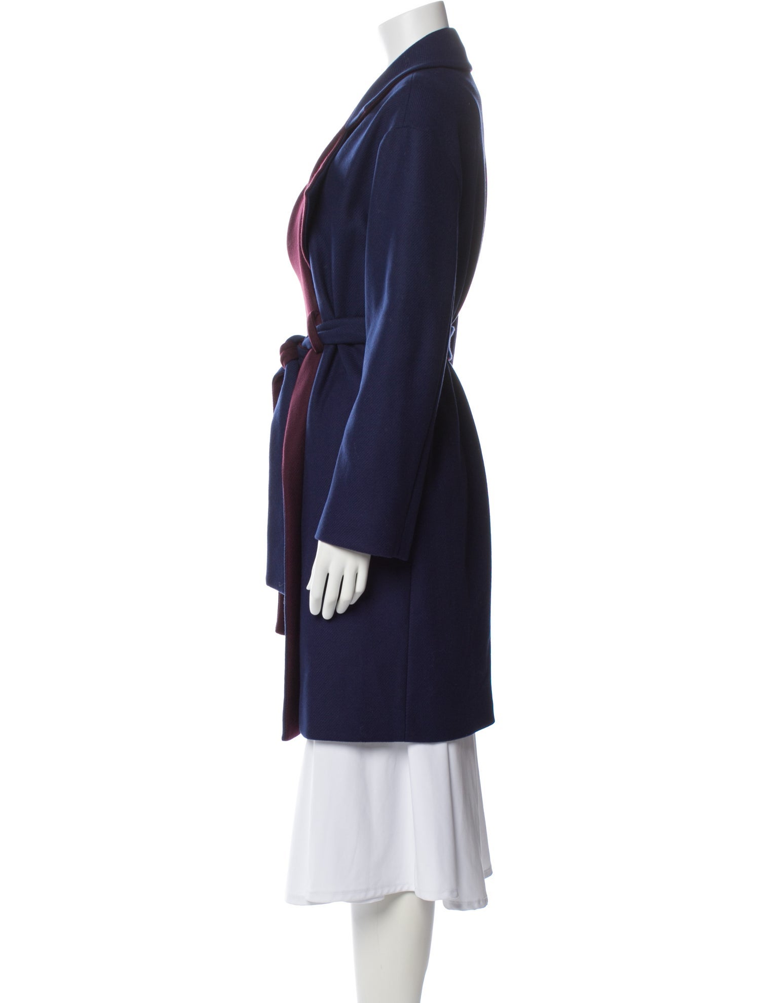 Diane von Furstenberg Virgin Wool Trench Coat