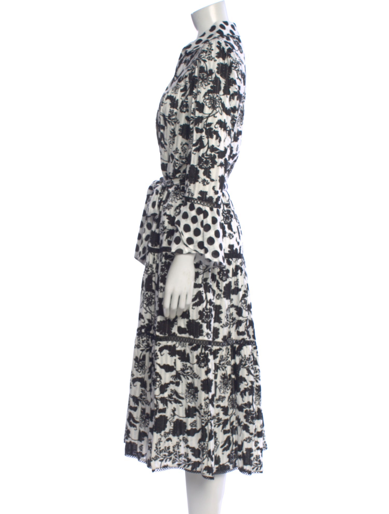 Diane von Furstenberg Printed Long Dress w/ Tags