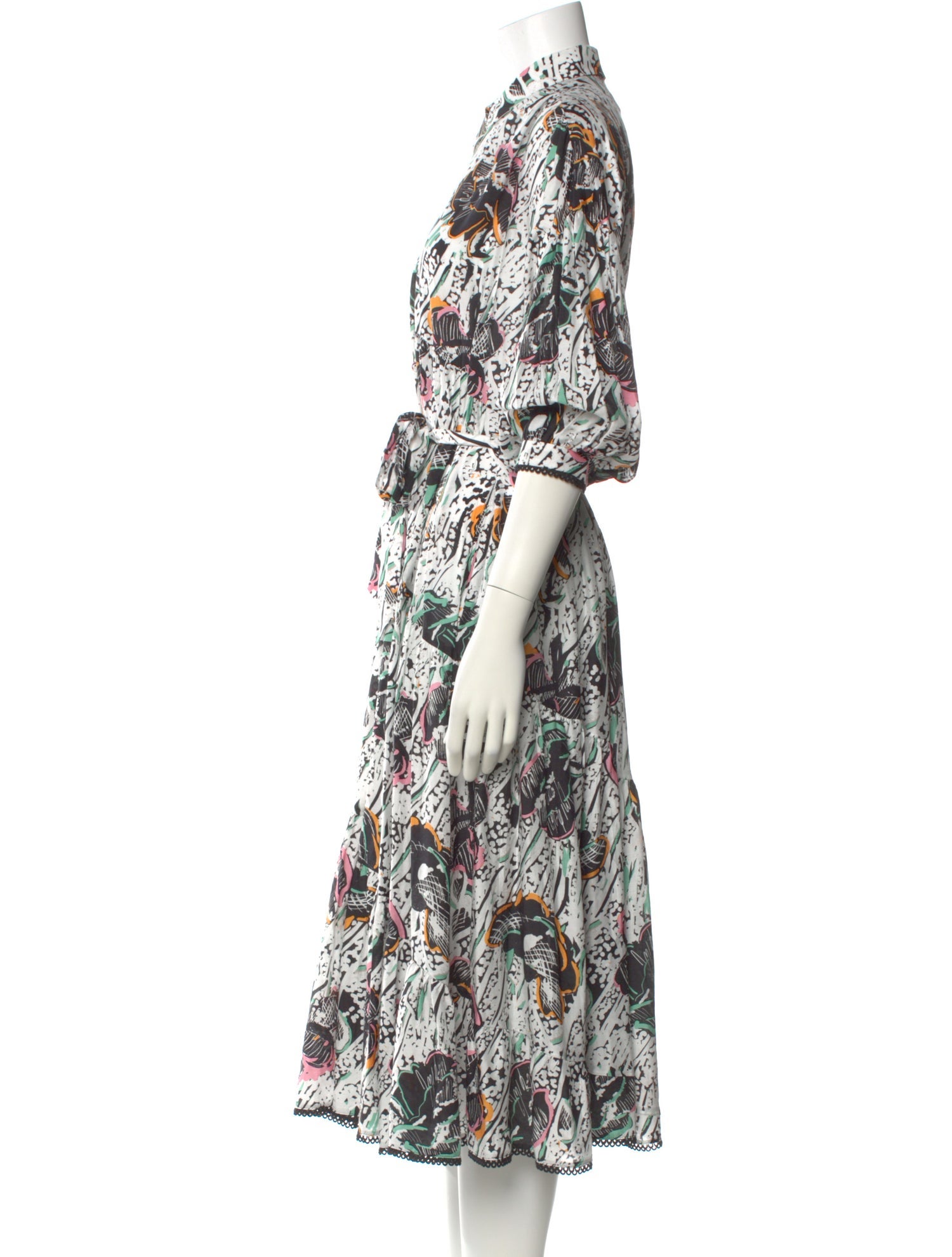 Diane von Furstenberg Printed Long Dress
