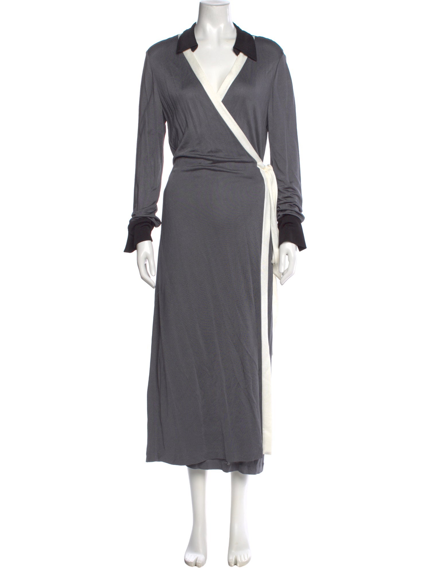 Diane von Furstenberg V-Neck Long Dress