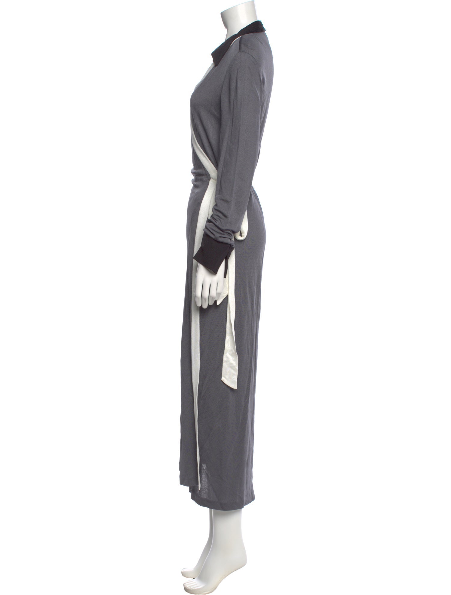 Diane von Furstenberg V-Neck Long Dress