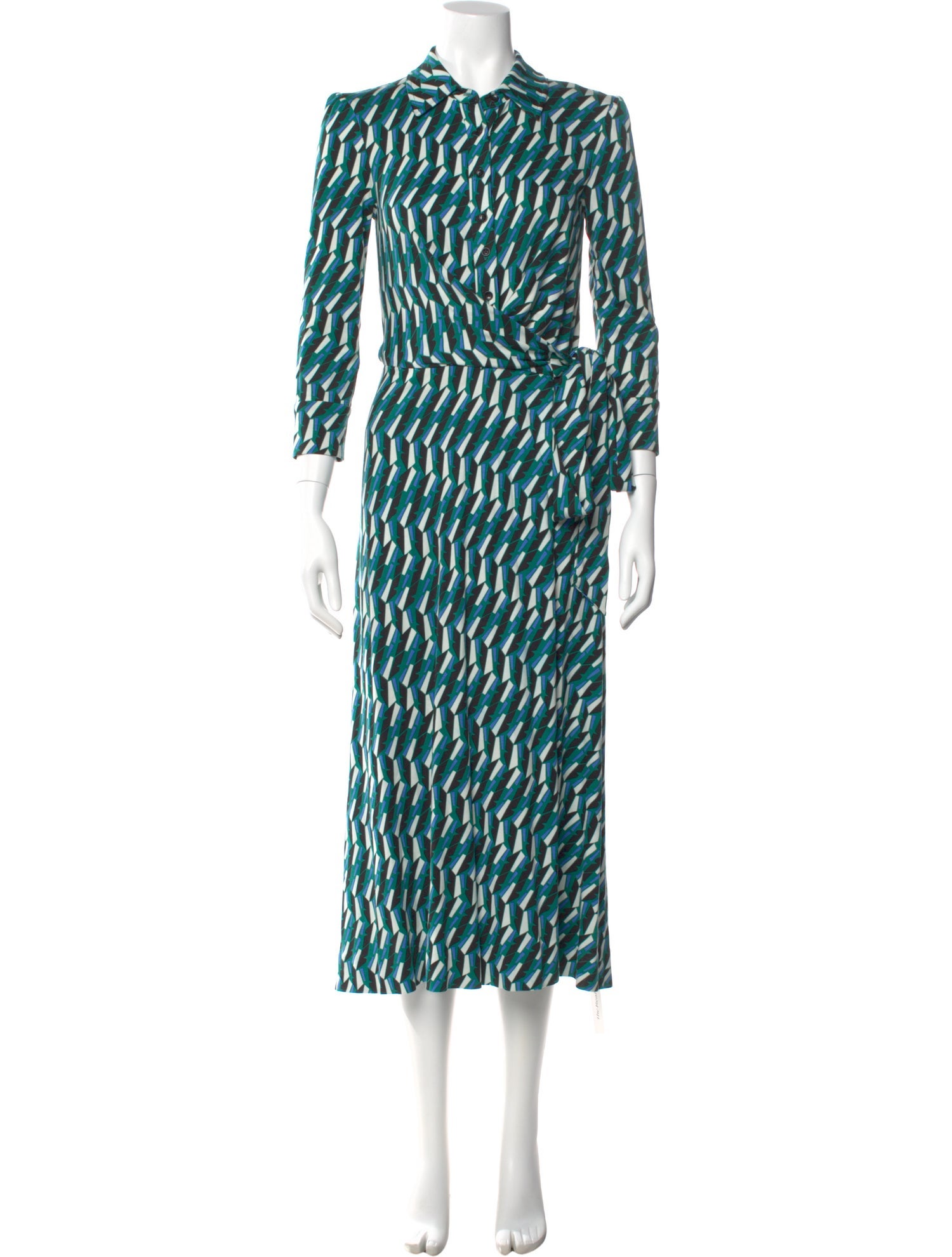 Diane von Furstenberg Printed Long Dress
