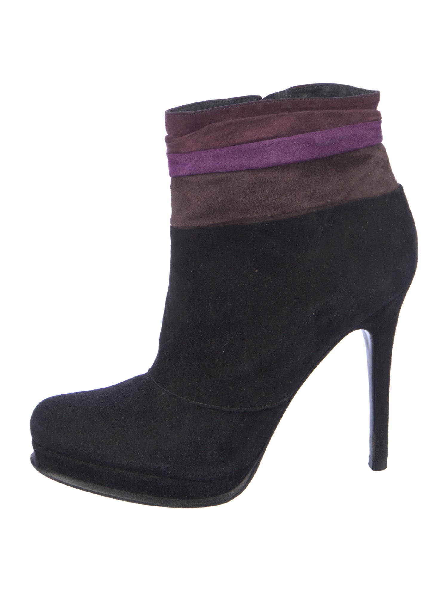 Diane von Furstenberg Suede Printed Boots