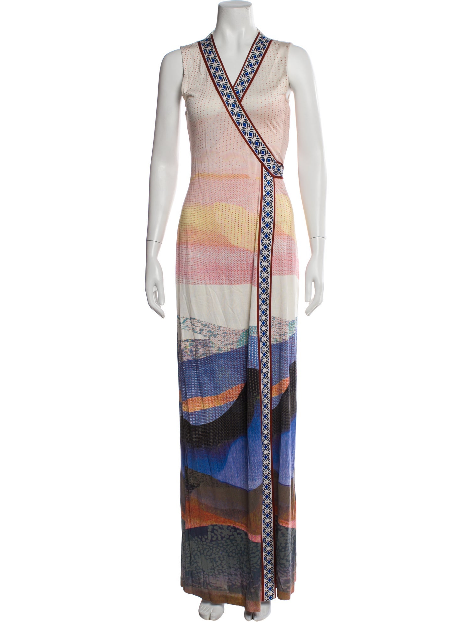 Diane von Furstenberg Silk Long Dress