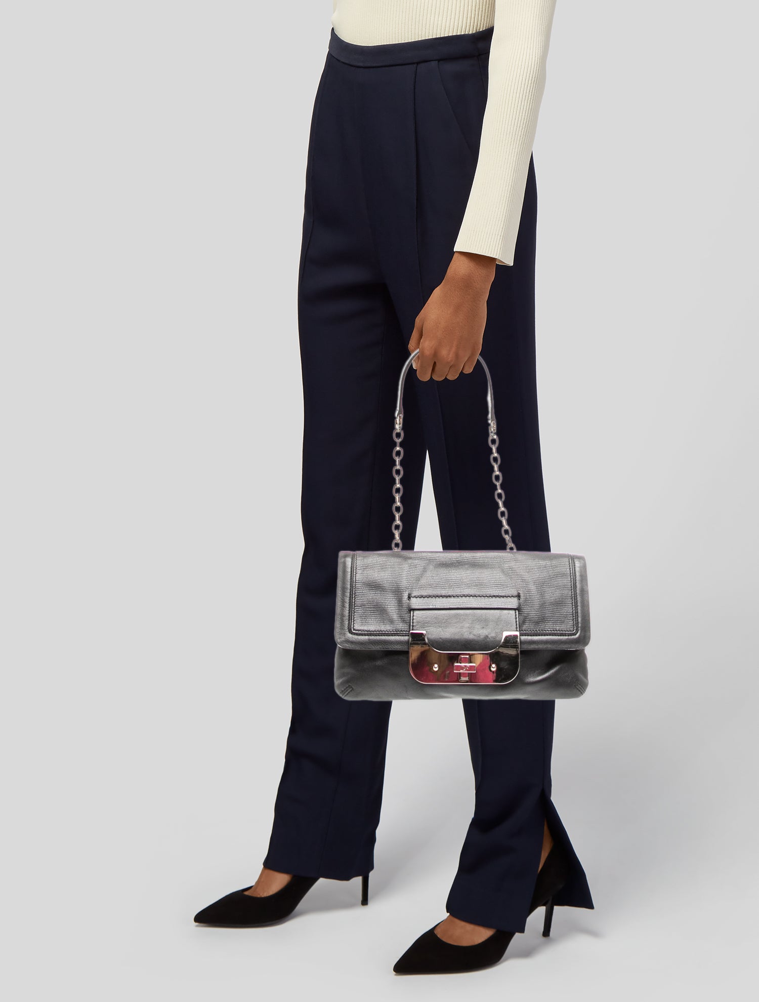 Diane von Furstenberg Leather Shoulder Bag